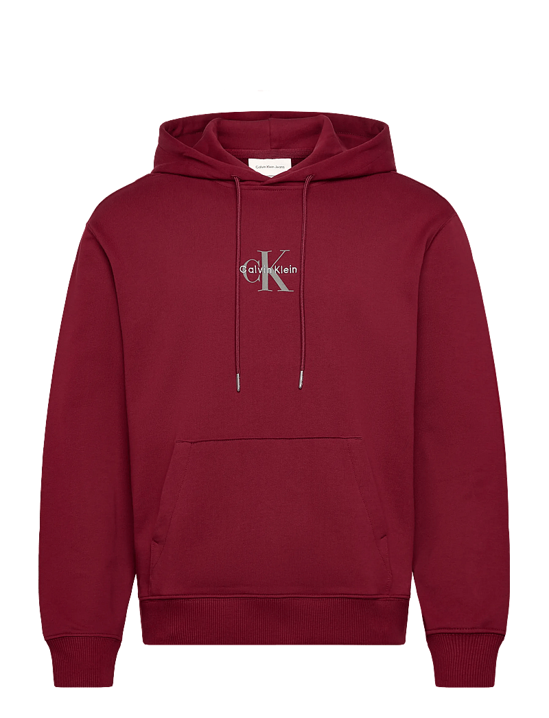 Calvin Klein Jeans - LS EU 350TERRY MICRO MONOLOGO HO - hoodies - renaissance red - 1
