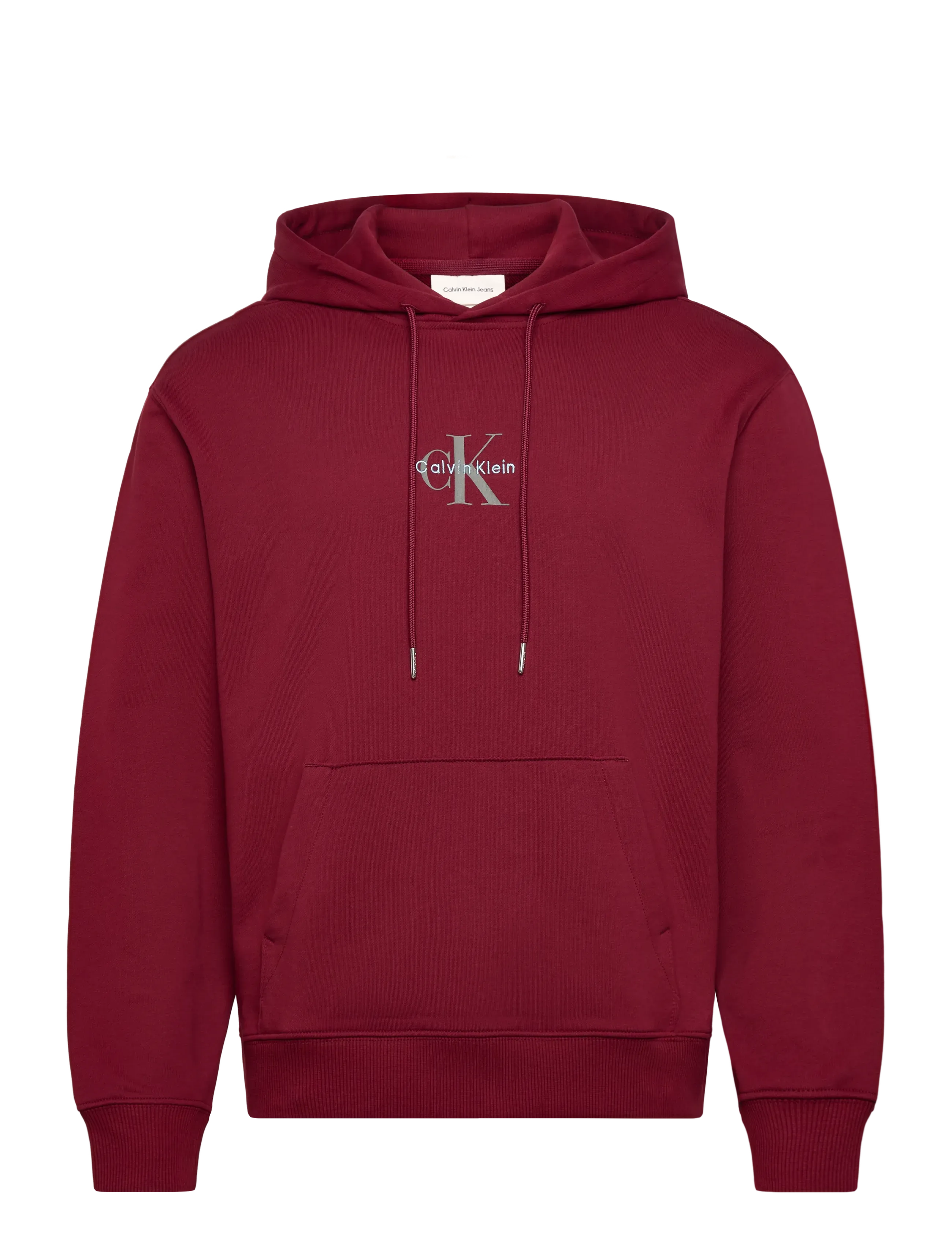 Calvin Klein Jeans LS EU 350TERRY MICRO MONOLOGO HO - Calvin Klein Jeans - RENAISSANCE RED / red