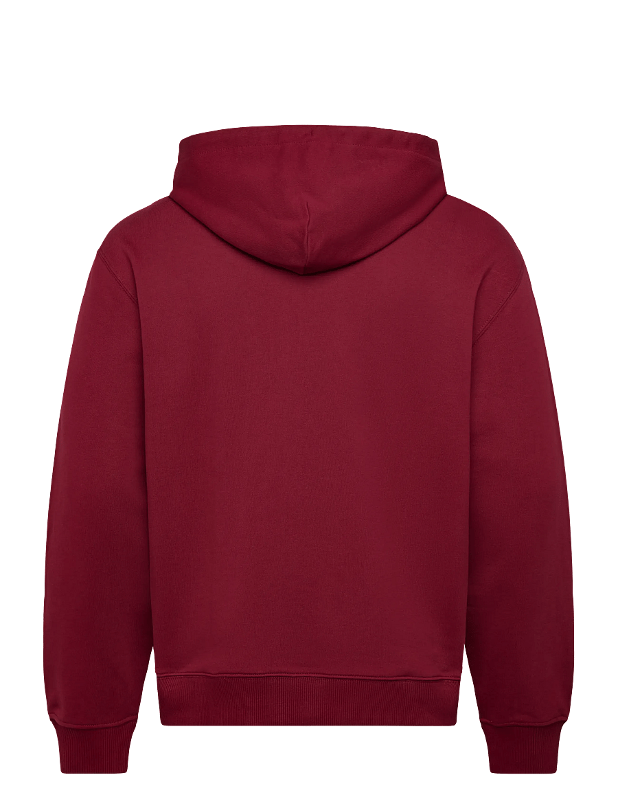 Calvin Klein Jeans - LS EU 350TERY MCRO MNLGO HODIE - hættetrøjer - renaissance red - 2