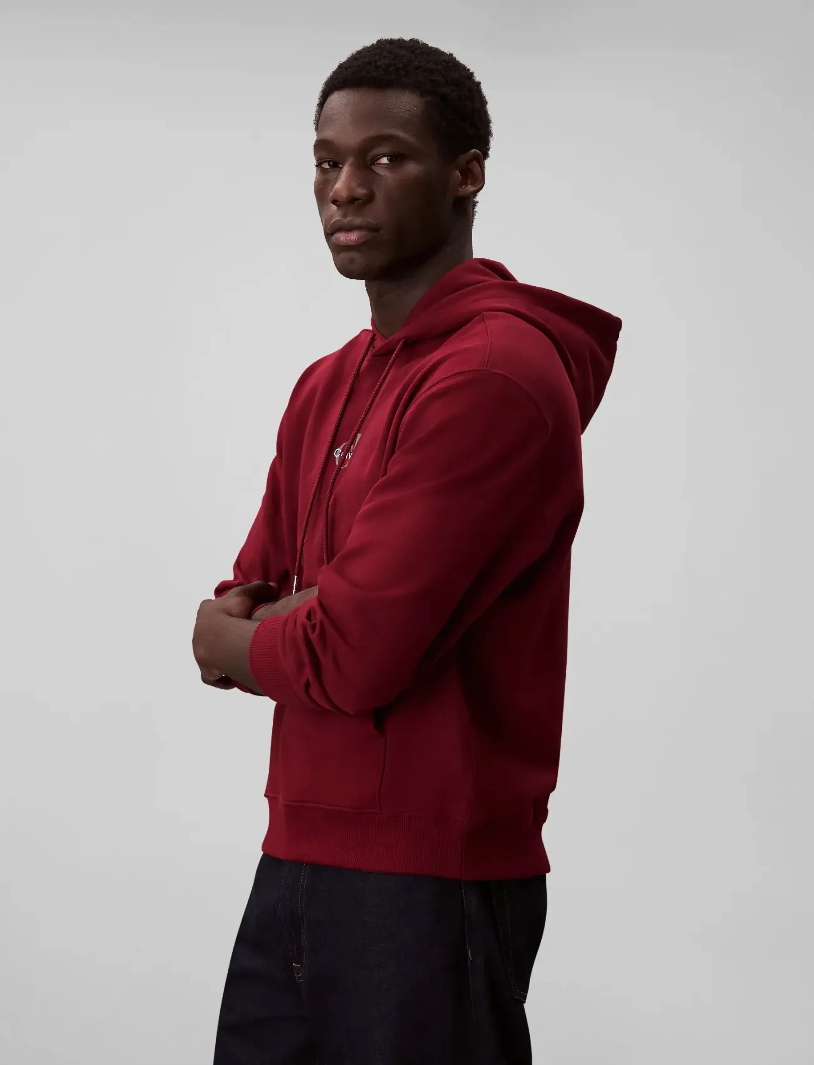 Calvin Klein Jeans Ls Eu 350Terry Micro Monologo Ho hoodies herr – bild 5