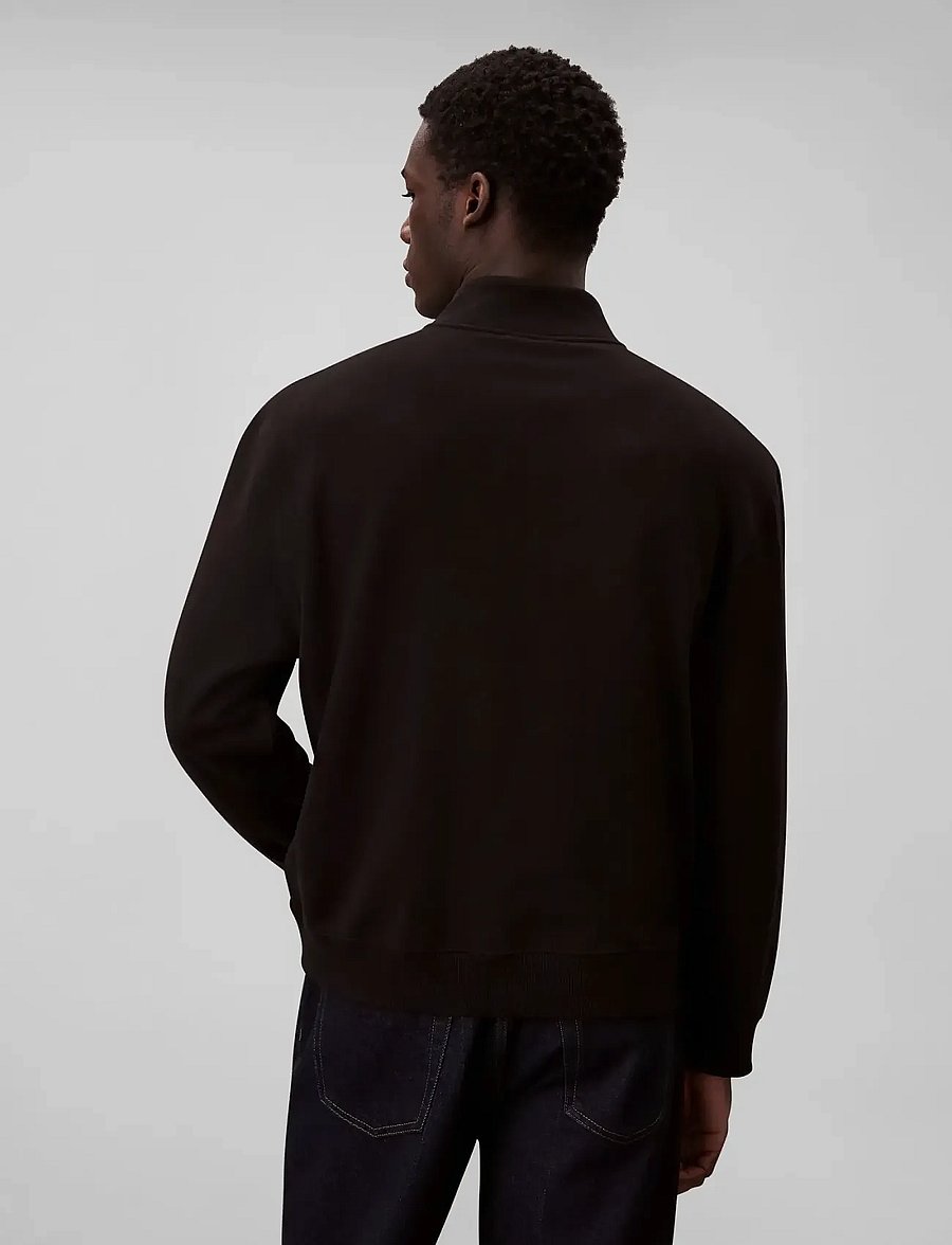 Calvin Klein Jeans - LS EU 350TERRY MICRO MONOLOGO QT - hettupeysur - black - 4