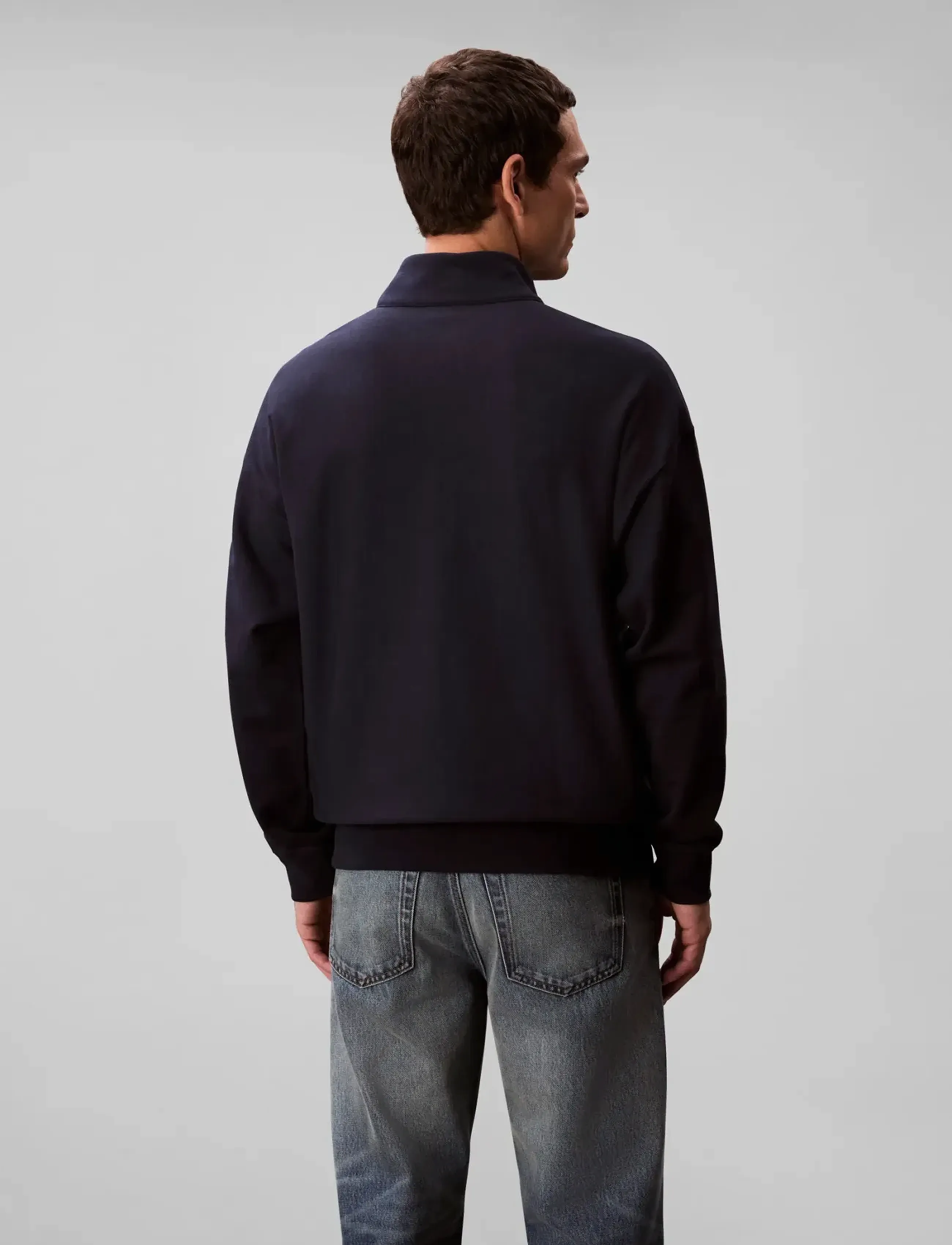 Calvin Klein Jeans - LS EU 350TERRY MICRO MONOLOGO QT - shop efter stil - dark sapphire - 3