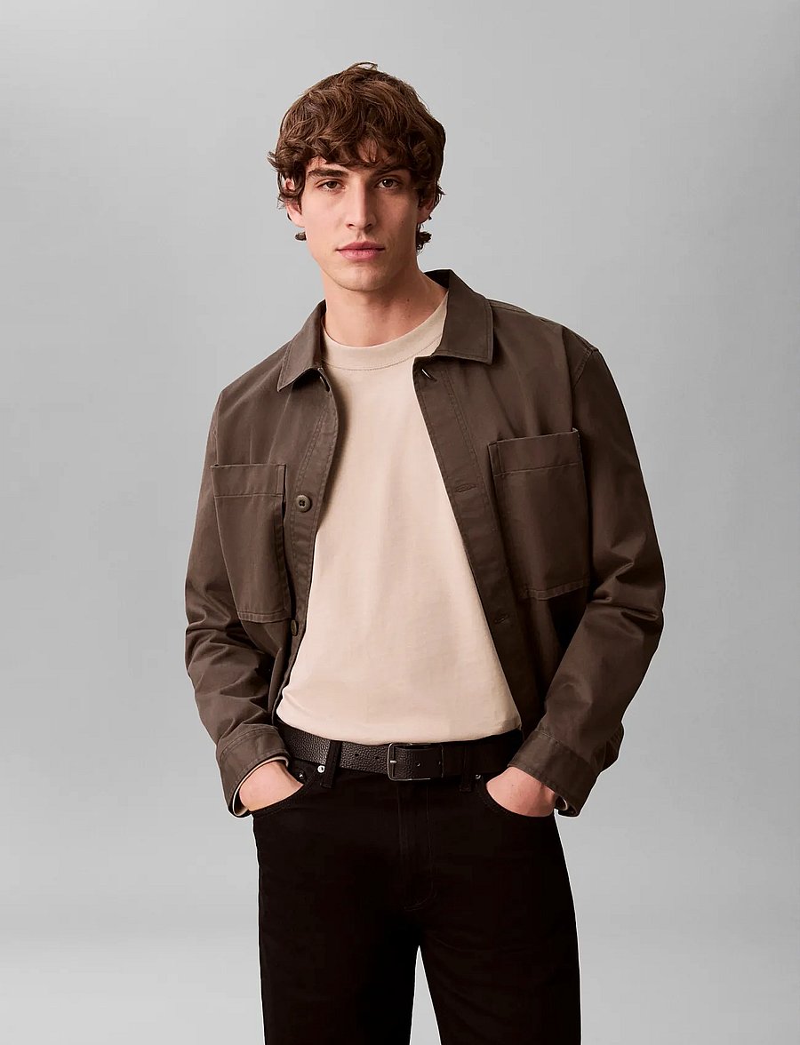 Calvin Klein Jeans - LS EASY MONOGRAM TEE - langärmelig - ancient marble - 4