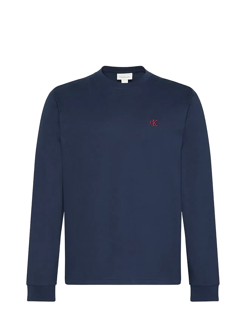 Calvin Klein Jeans - LS EASY MONOGRAM TEE - langärmelig - dark sapphire - 1