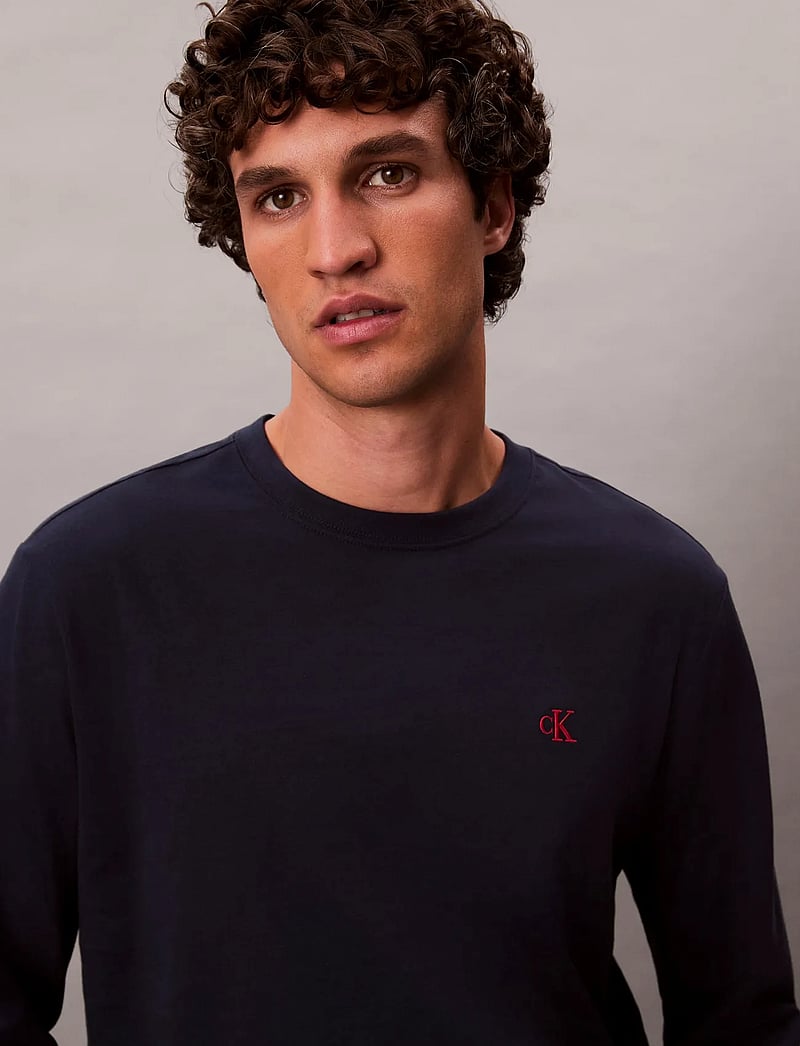 Calvin Klein Jeans - LS EASY MONOGRAM TEE - langärmelig - dark sapphire - 3