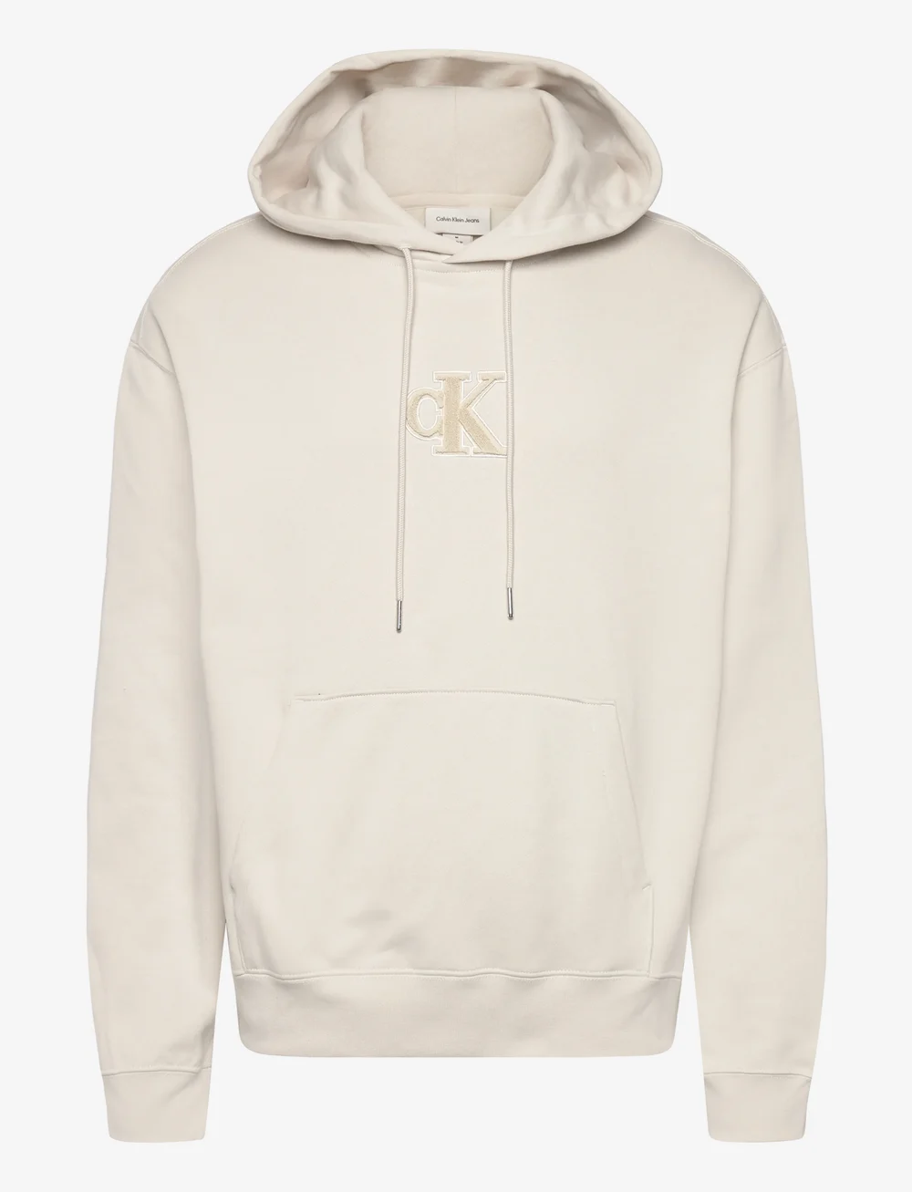 Calvin Klein Jeans - 350GSM FLEECE GIFT GIVING HOODIE - hættetrøjer - chalk - 0