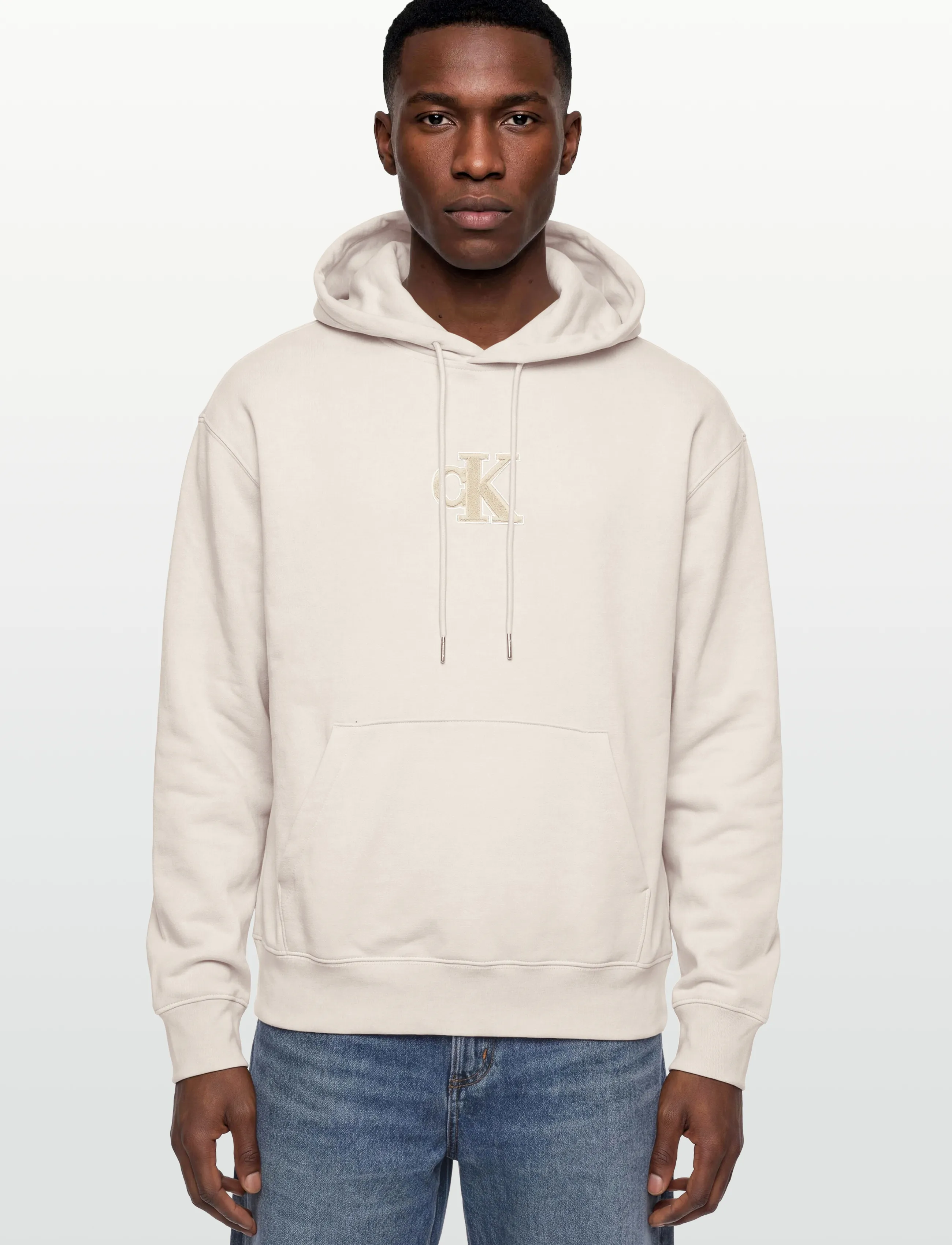 Calvin Klein Jeans - 350GSM FLEECE GIFT GIVING HOODIE - sweatshirts - chalk - 3