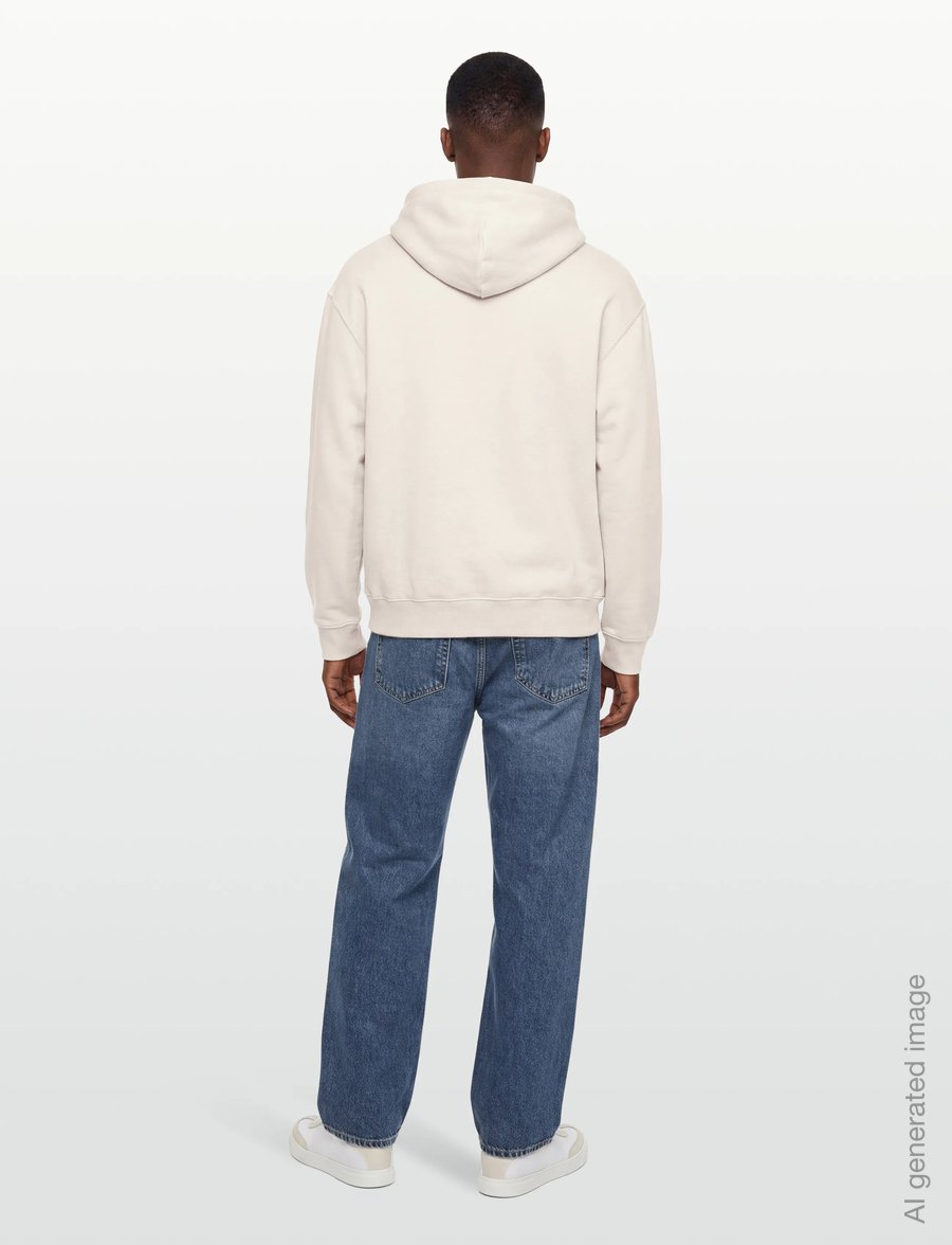Calvin Klein Jeans - 350GSM FLEECE GIFT GIVING HOODIE - hoodies - chalk - 4