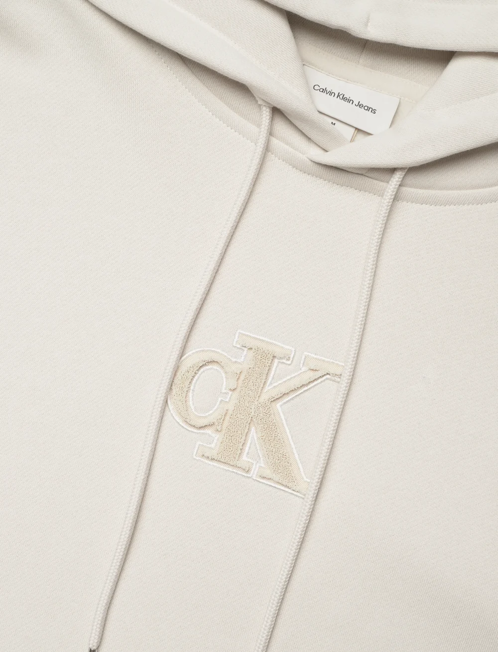 Calvin Klein Jeans - 350GSM FLEECE GIFT GIVING HOODIE - hættetrøjer - chalk - 2