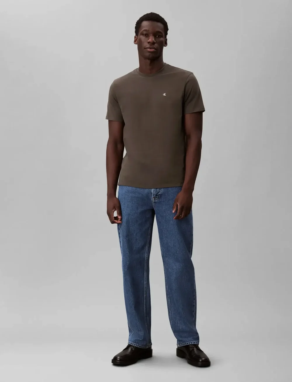 Calvin Klein Jeans - SS CLASSIC MONOGRAM TEE - kurzärmelig - beluga - 3