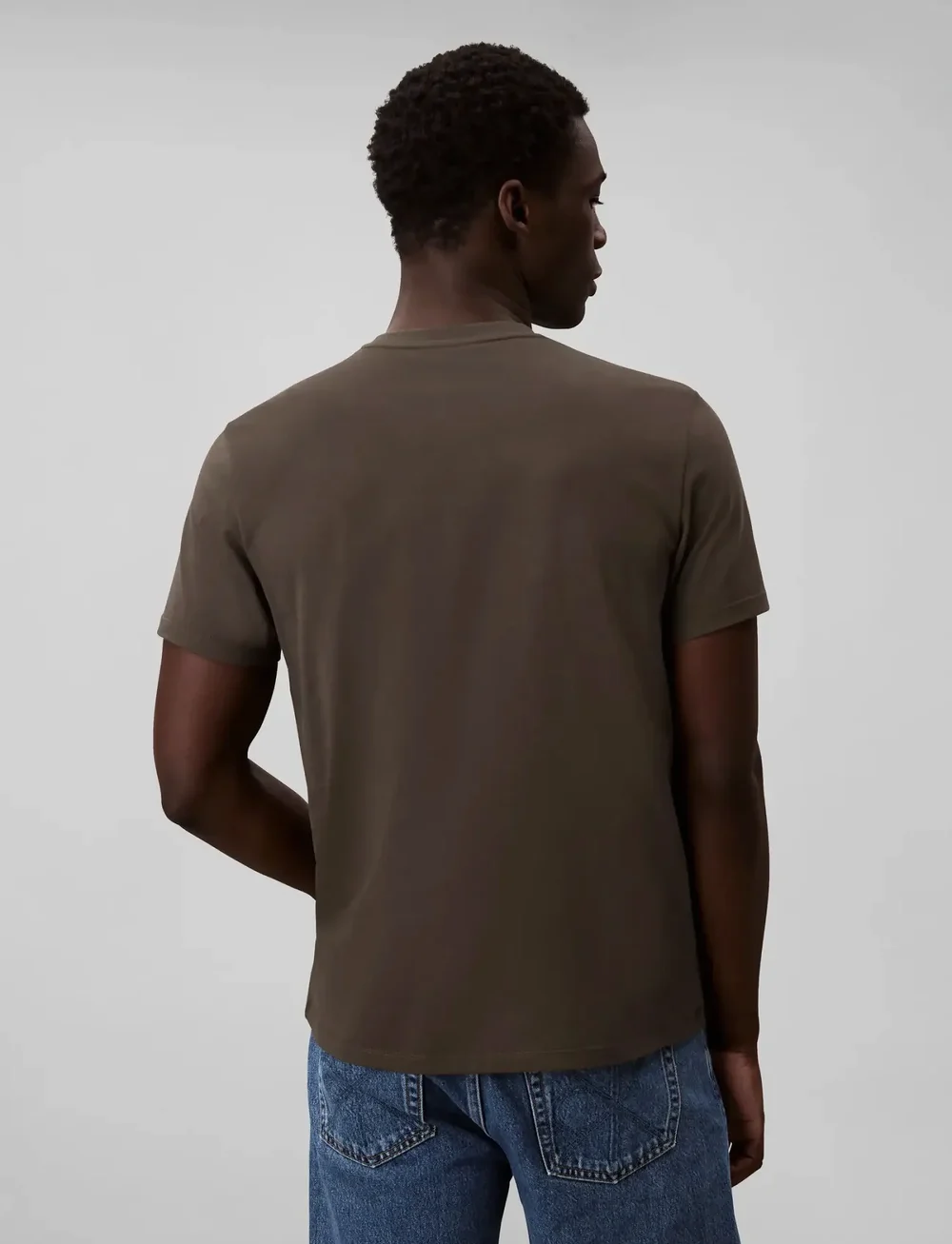 Calvin Klein Jeans - SS CLASSIC MONOGRAM TEE - kurzärmelig - beluga - 4