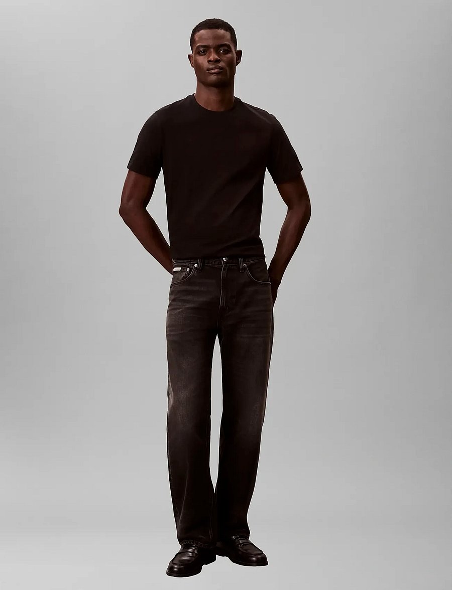 Calvin Klein Jeans - SS CLASSIC MONOGRAM TEE - lühikeste varrukatega t-särgid - black - 0