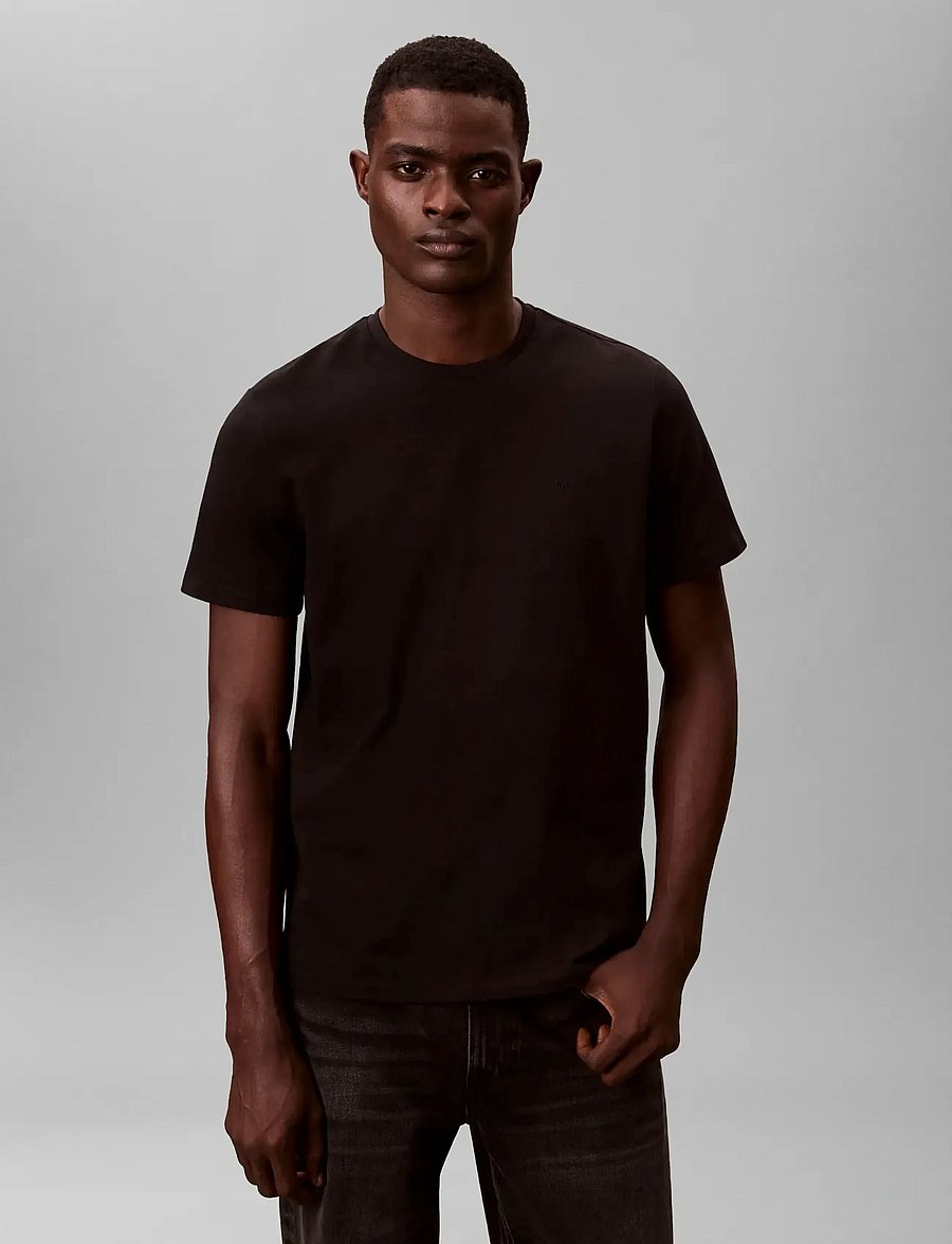 Calvin Klein Jeans - SS CLASSIC MONOGRAM TEE - lühikeste varrukatega t-särgid - black - 4