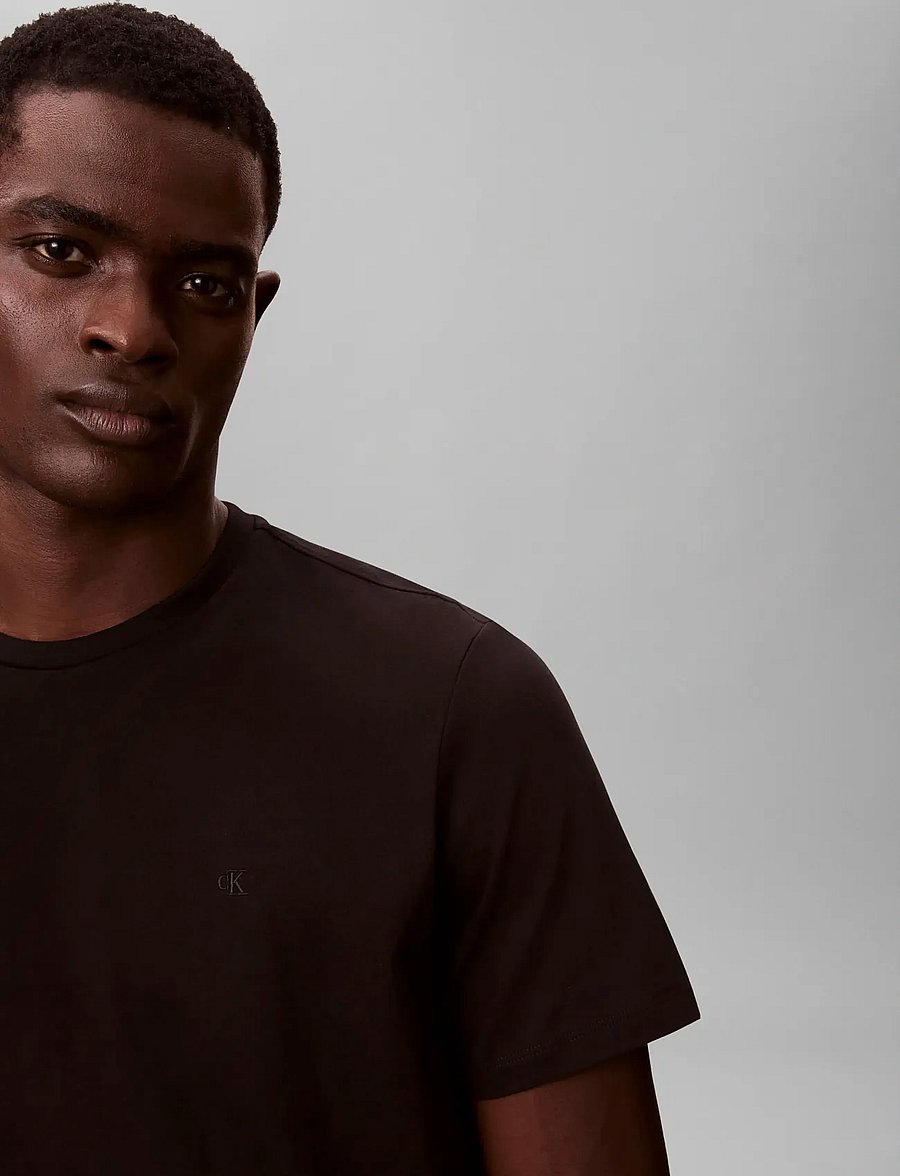 Calvin Klein Jeans - SS CLASSIC MONOGRAM TEE - lühikeste varrukatega t-särgid - black - 5
