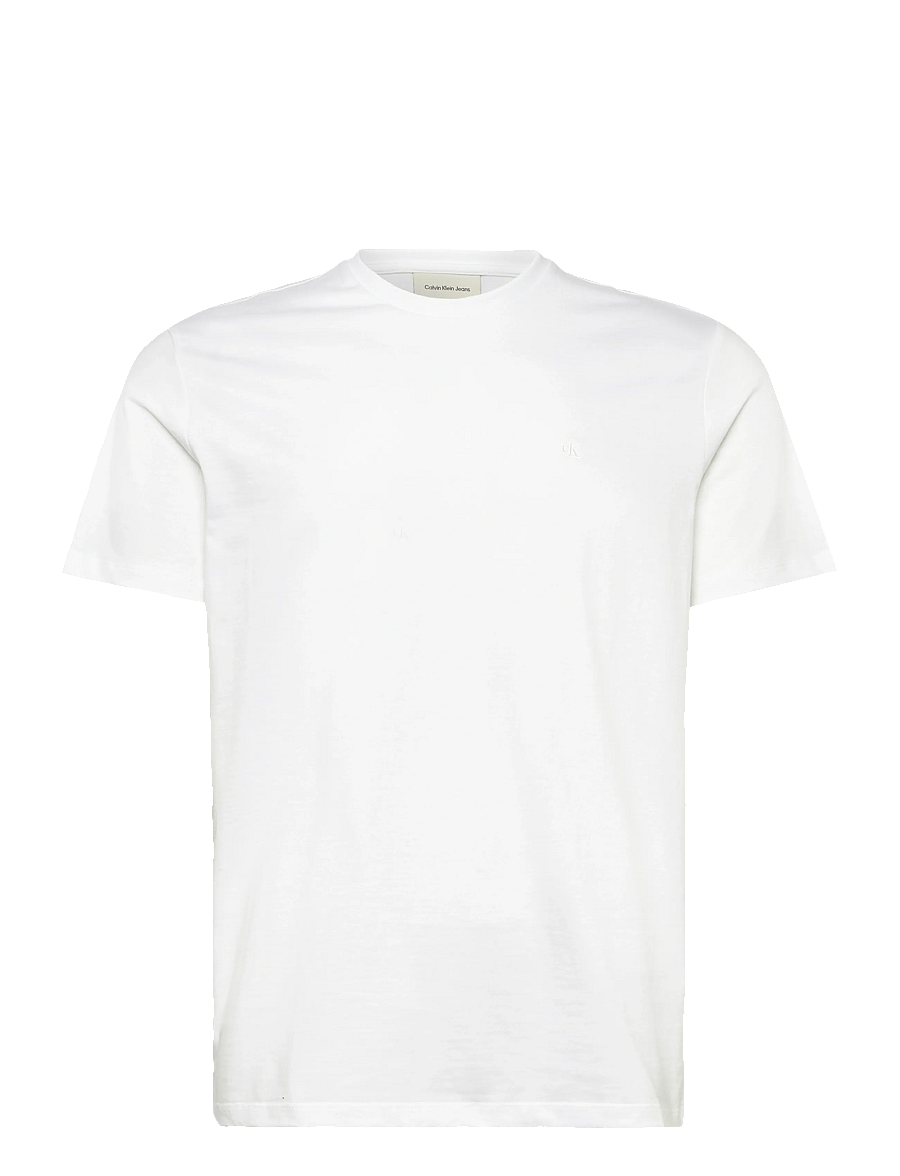 Calvin Klein Jeans - SS CLASSIC MONOGRAM TEE - short-sleeved t-shirts - bright white - 1