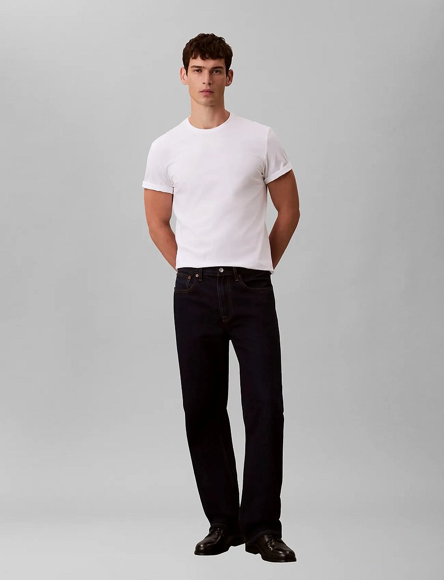 Calvin Klein Jeans - SS CLASSIC MONOGRAM TEE - short-sleeved t-shirts - bright white - 0