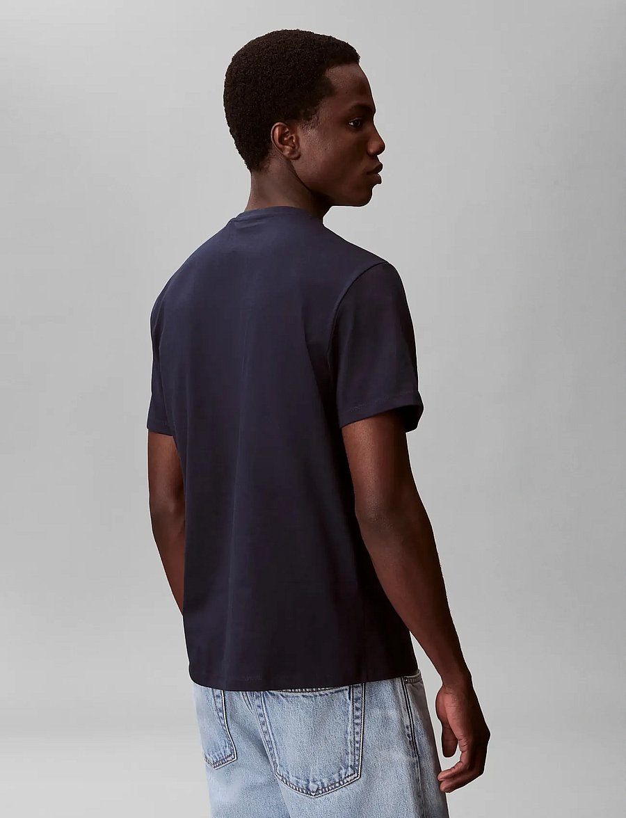 Calvin Klein Jeans - SS CLASSIC MONOGRAM TEE - lühikeste varrukatega t-särgid - dark sapphire - 3