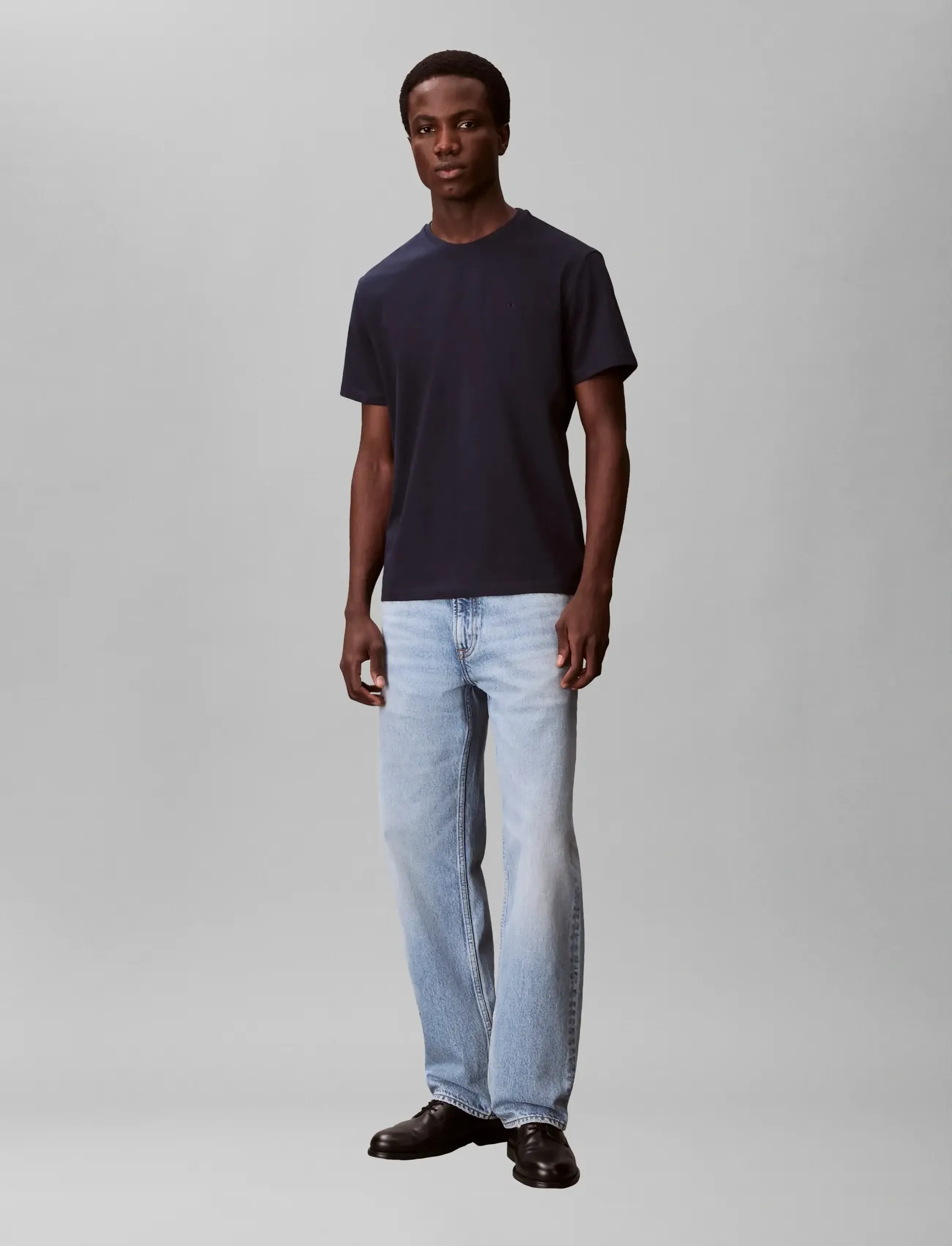 Calvin Klein Jeans - SS CLASSIC MONOGRAM TEE - lyhythihaiset - dark sapphire - 4