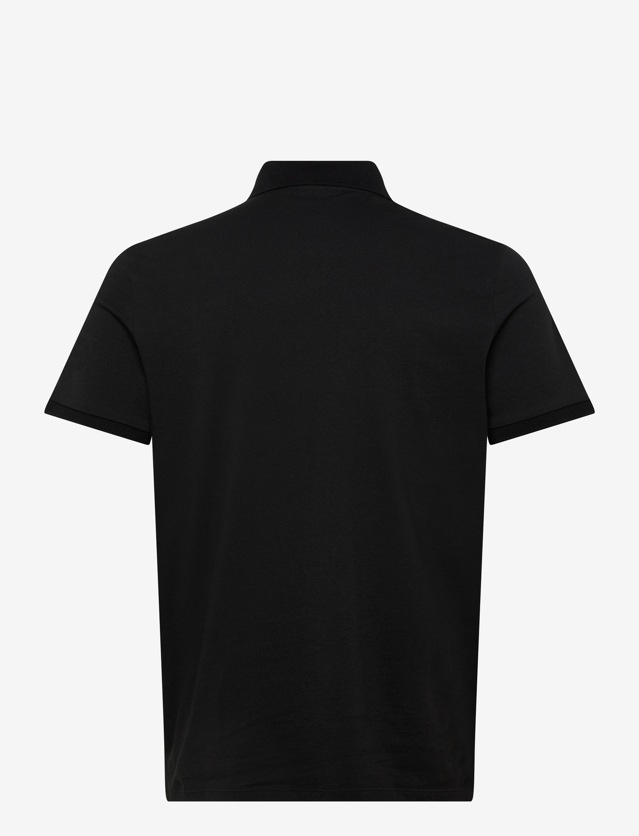 Calvin Klein Jeans - SS CLASSIC MONOGRAM POLO - kortærmede poloer - black - 1