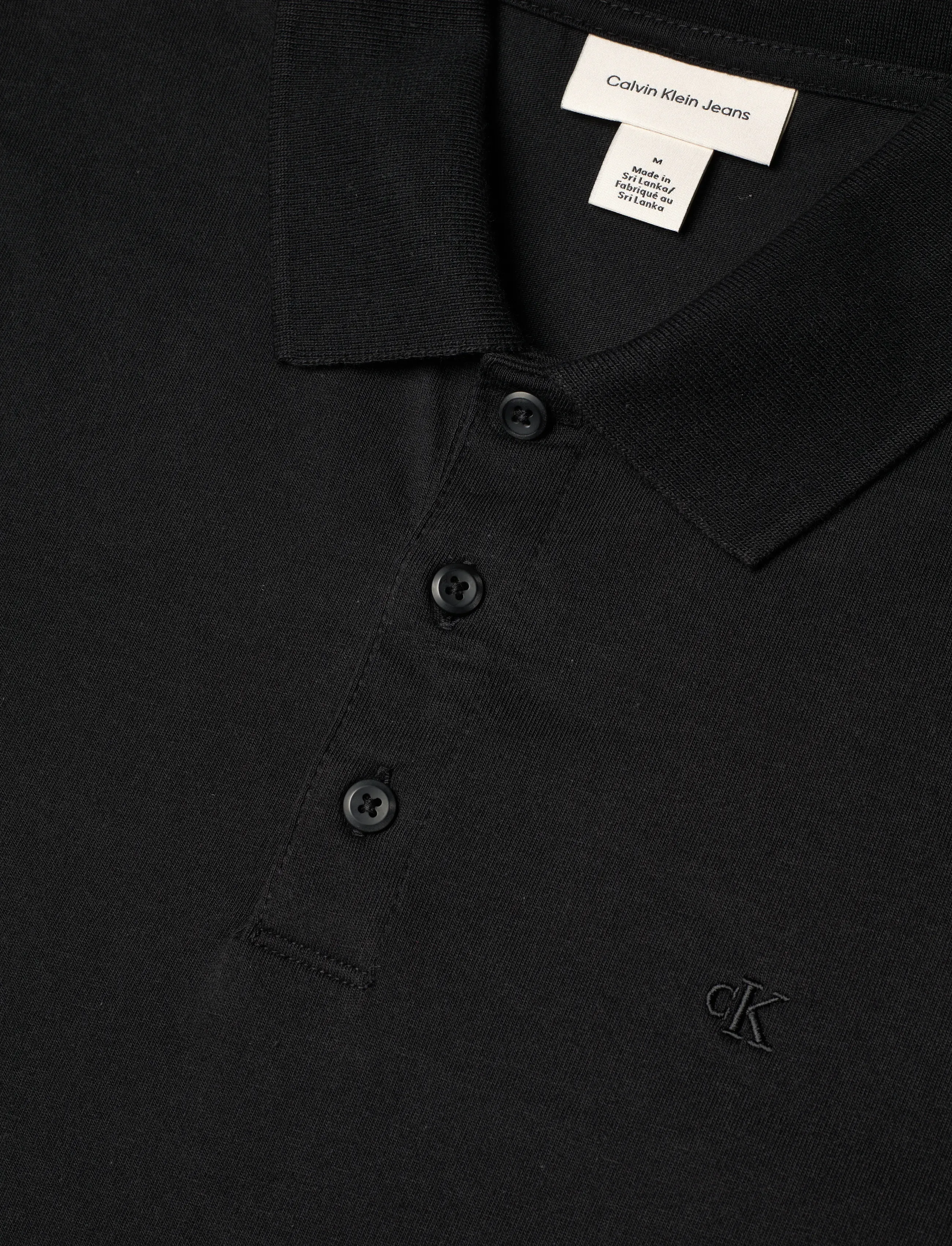 Calvin Klein Jeans - SS CLASSIC MONOGRAM POLO - krótki rękaw - black - 2