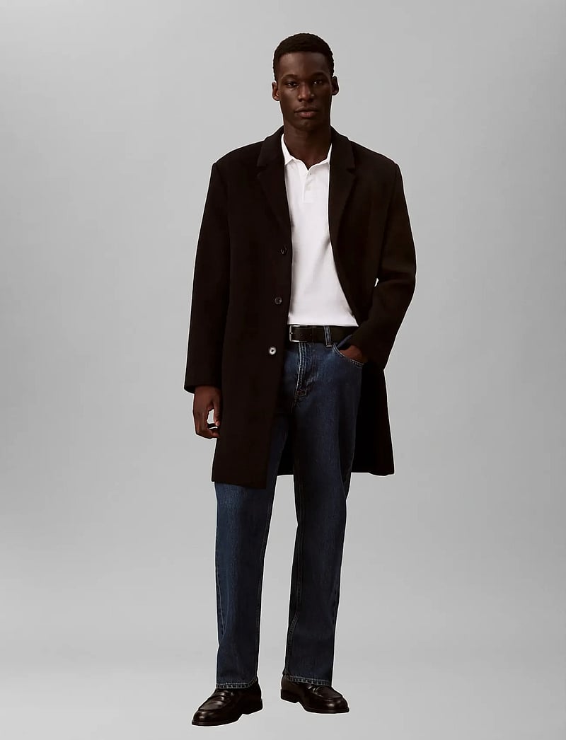 Calvin Klein Jeans - SS CLASSIC MONOGRAM POLO - kortærmede poloer - bright white - 3