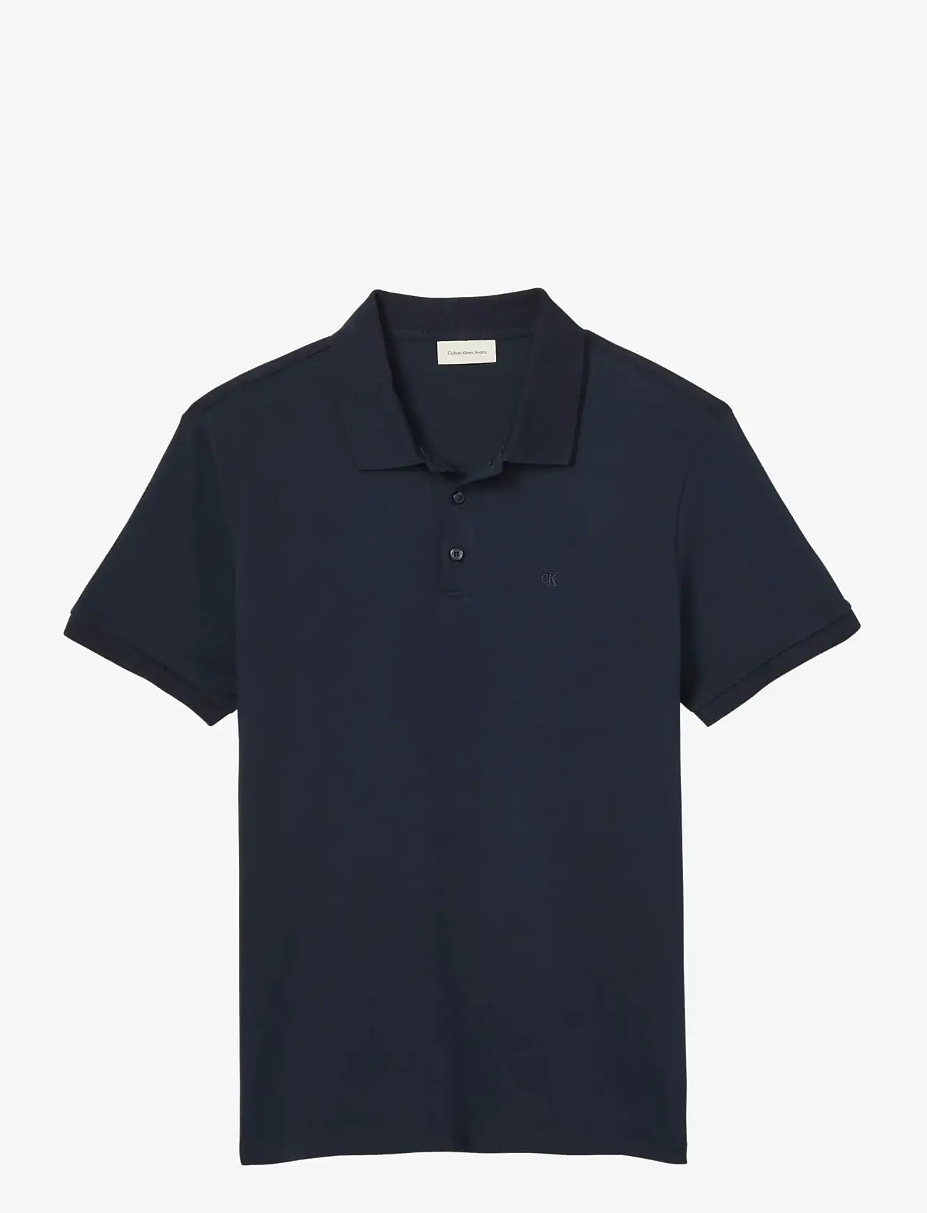 Calvin Klein Jeans - SS CLASSIC MONOGRAM POLO - kortærmede poloer - dark sapphire - 1