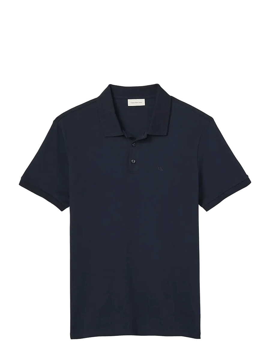 Calvin Klein Jeans - SS CLASSIC MONOGRAM POLO - lühikeste varrukatega polod - dark sapphire - 1
