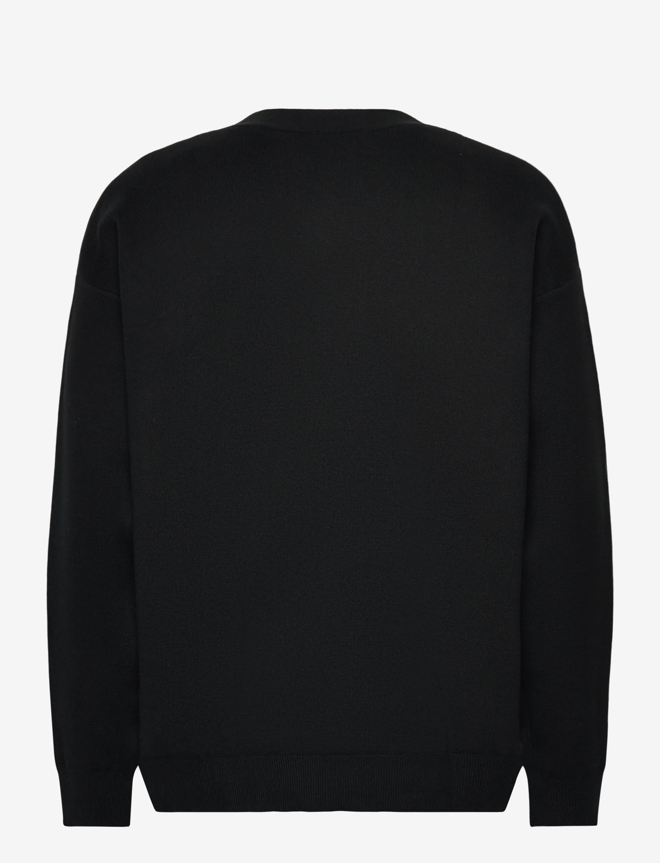 Calvin Klein Jeans - LS CTTN CASHMERE 3D LOGO CARDIGA - cardigans - black - 2