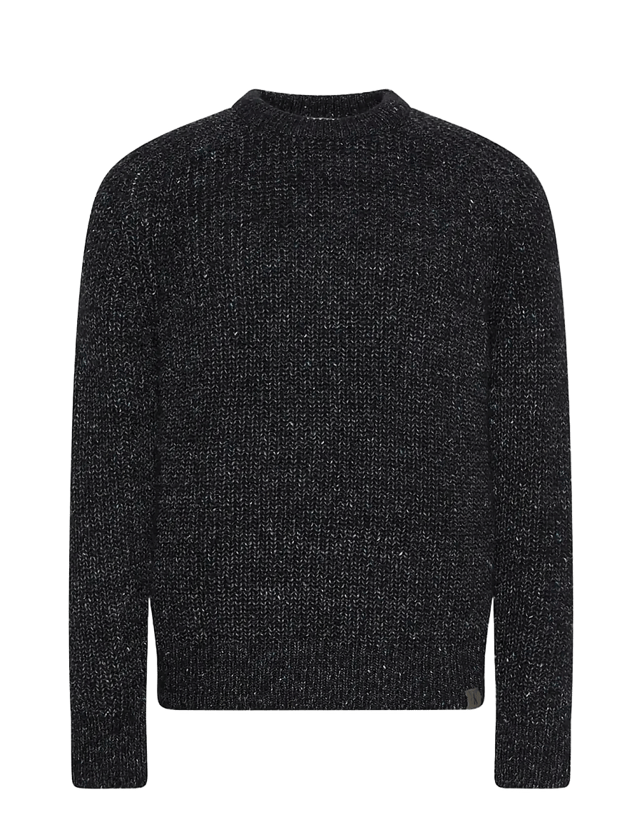 Calvin Klein Jeans - LS NOVELTY YARN RAGLAN CREWNK SW - kringlótt hálsmál - black - 1