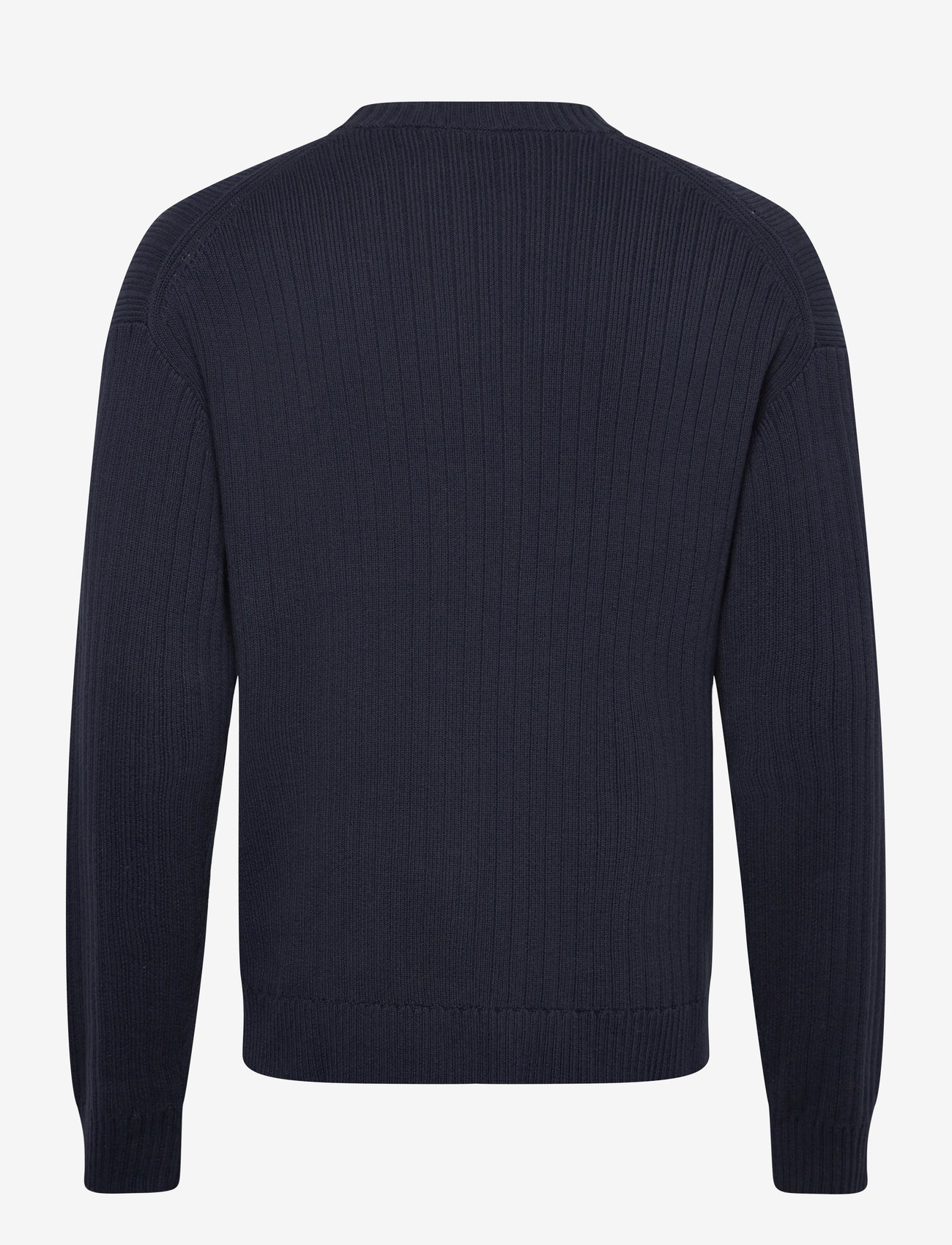 Calvin Klein Jeans - LS VERTICAL TEXTURE CTTN CREWNK - rund hals - dark sapphire - 1