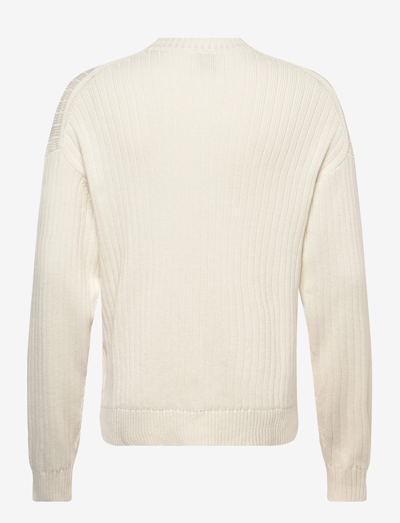 Calvin Klein Jeans - LS VERTICAL TEXTURE CTTN CREWNK - rundhals - tofu - 1