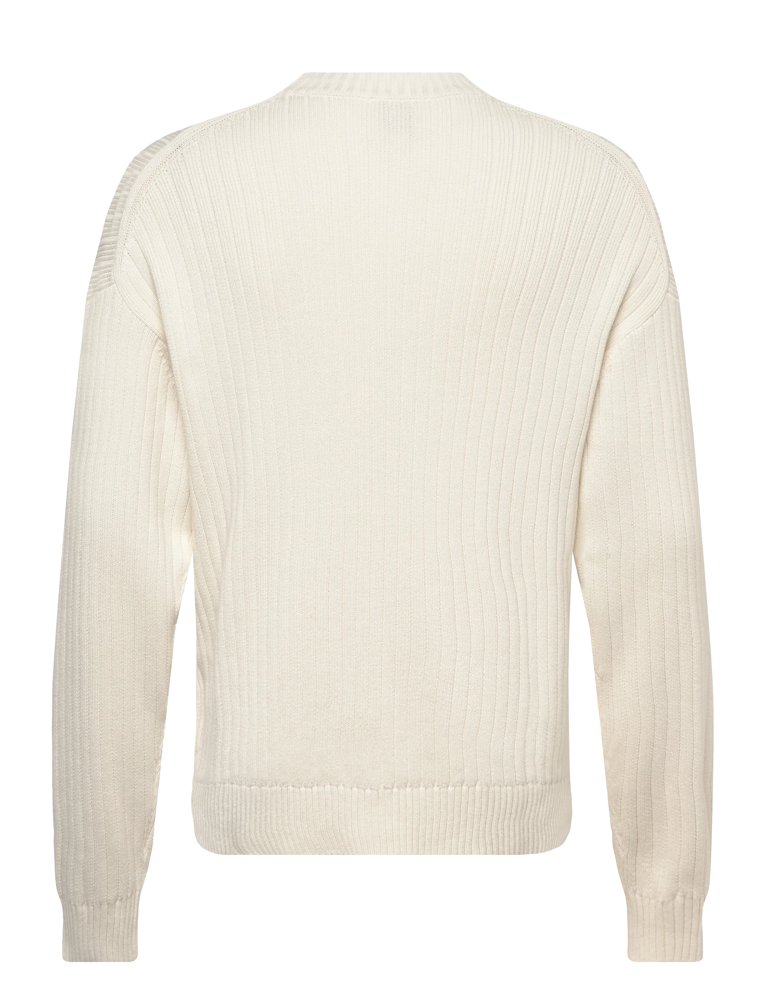 Calvin Klein Jeans - LS VERTICAL TEXTURE CTTN CREWNK - rundhals - tofu - 1