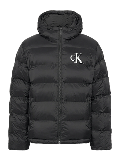 Ls Nylon Monogram Puffer Jkt - Forede Jakker
