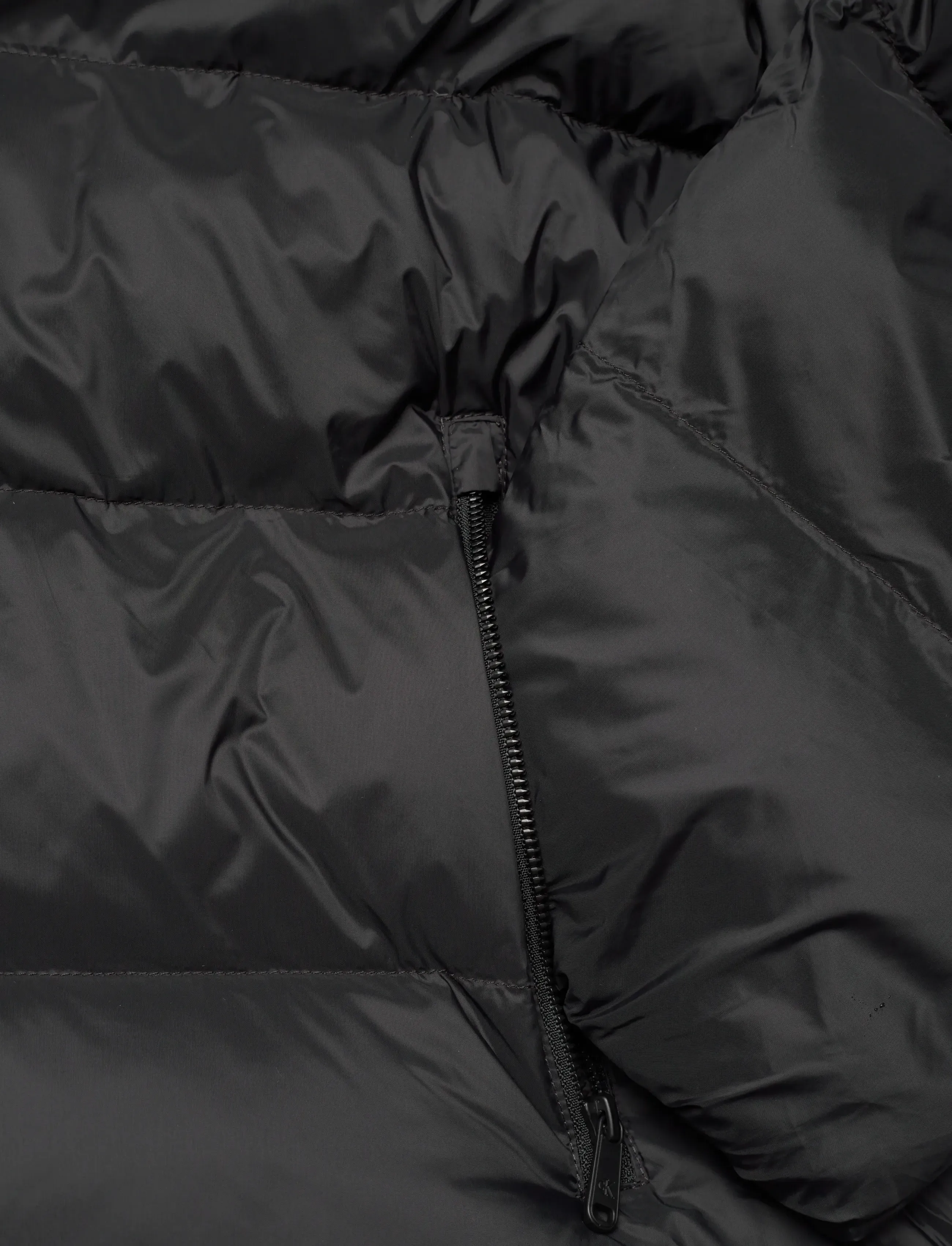 Calvin Klein Jeans - LS NYLON MONOGRAM PUFFER JKT - fôrede jakker - black - 3