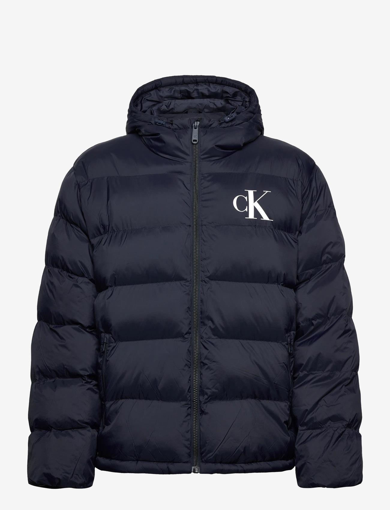 Calvin Klein Jeans - LS NYLON MONOGRAM PUFFER JKT - dunjakker - dark sapphire - 1