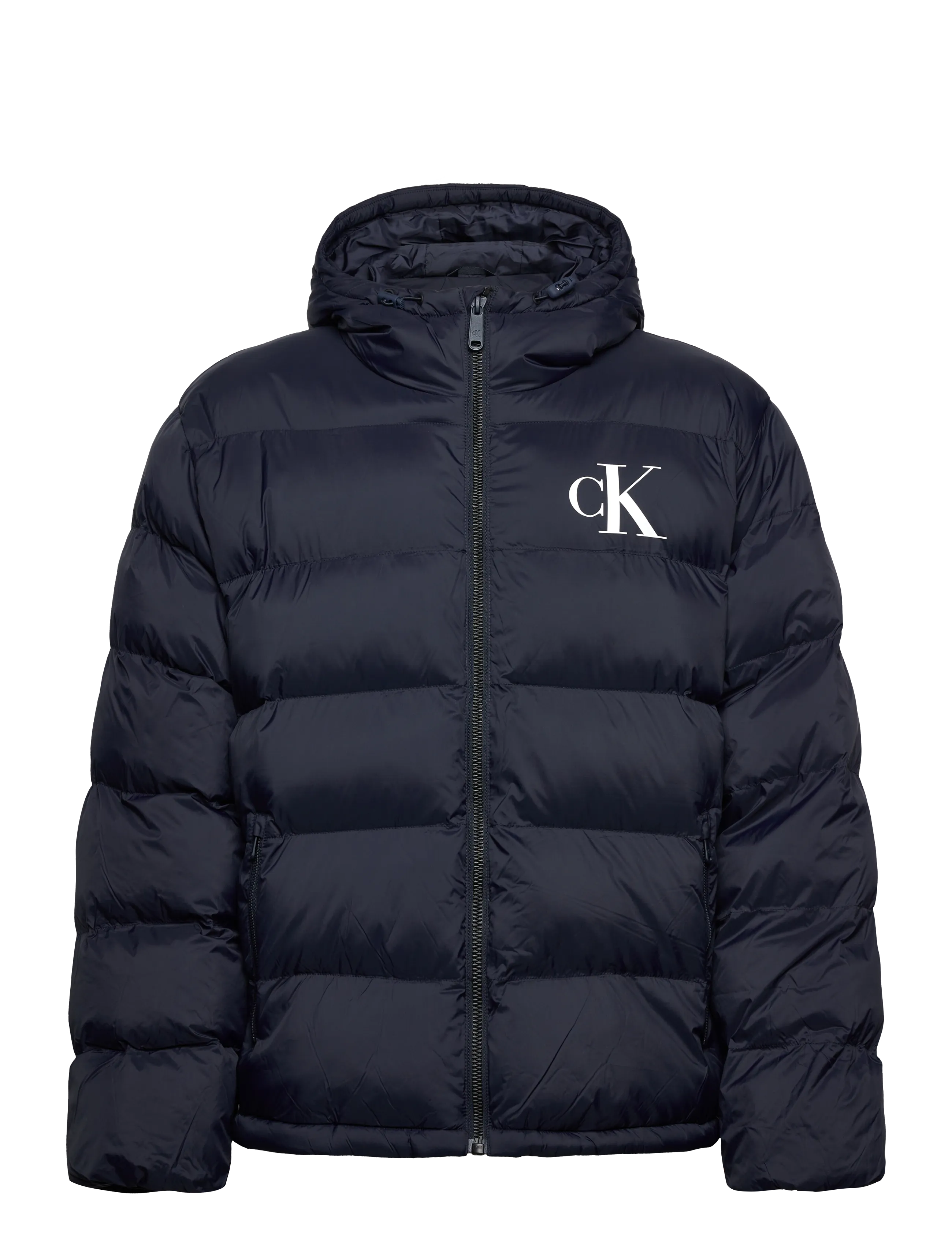 Calvin Klein Jeans LS NYLON MONOGRAM PUFFER JKT - Joped - DARK SAPPHIRE / navy
