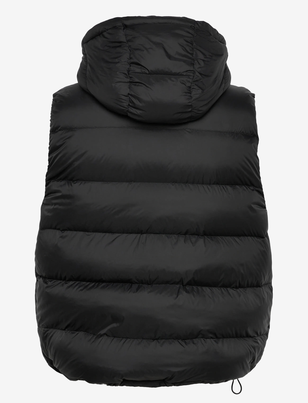 Calvin Klein Jeans - SVLS NYLON ZIP OFF HOOD DOWN PUF - liivit - black - 1