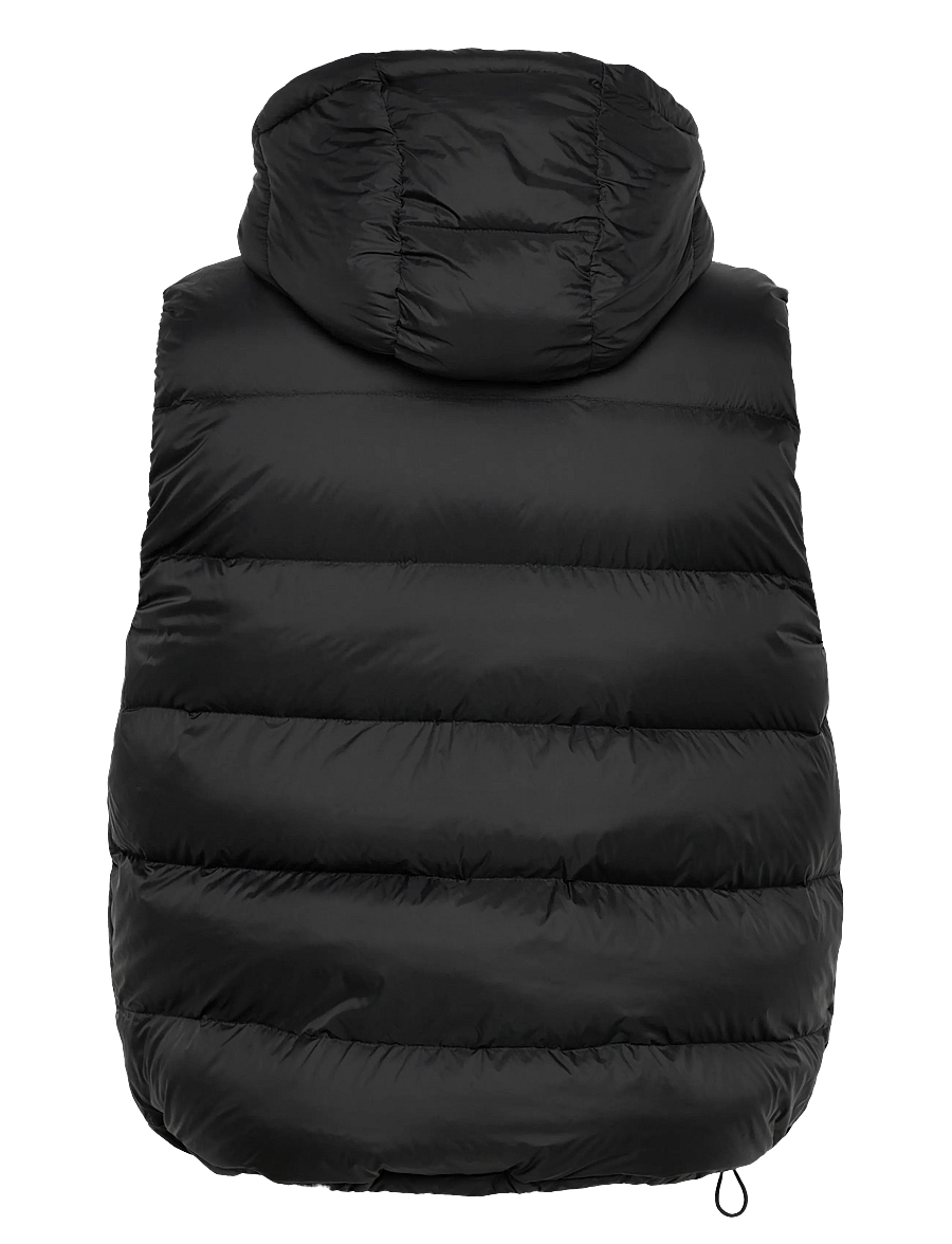 Calvin Klein Jeans - SVLS NYLON ZIP OFF HOOD DOWN PUF - vesti - black - 1