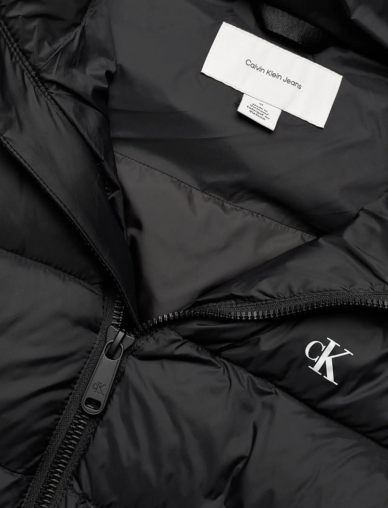 Calvin Klein Jeans - SVLS NYLON ZIP OFF HOOD DOWN PUF - vestid - black - 2