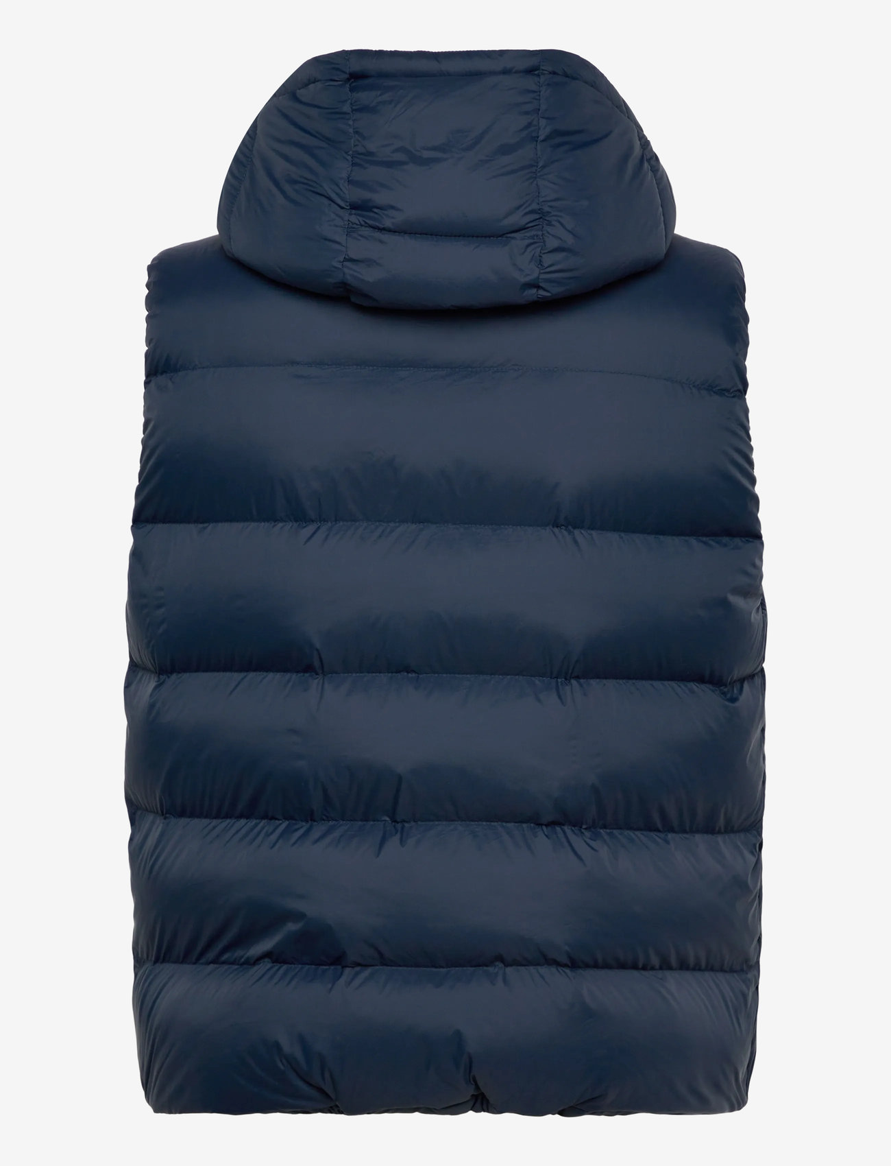 Calvin Klein Jeans - SVLS NYLON ZIP OFF HOOD DOWN PUF - vests - ink - 1