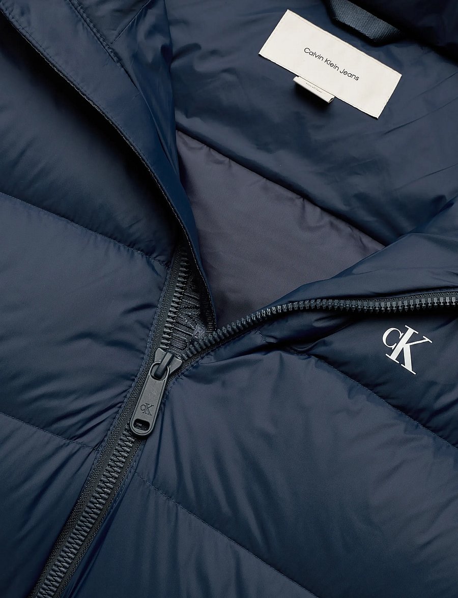 Calvin Klein Jeans - SVLS NYLON ZIP OFF HOOD DOWN PUF - veste - ink - 2
