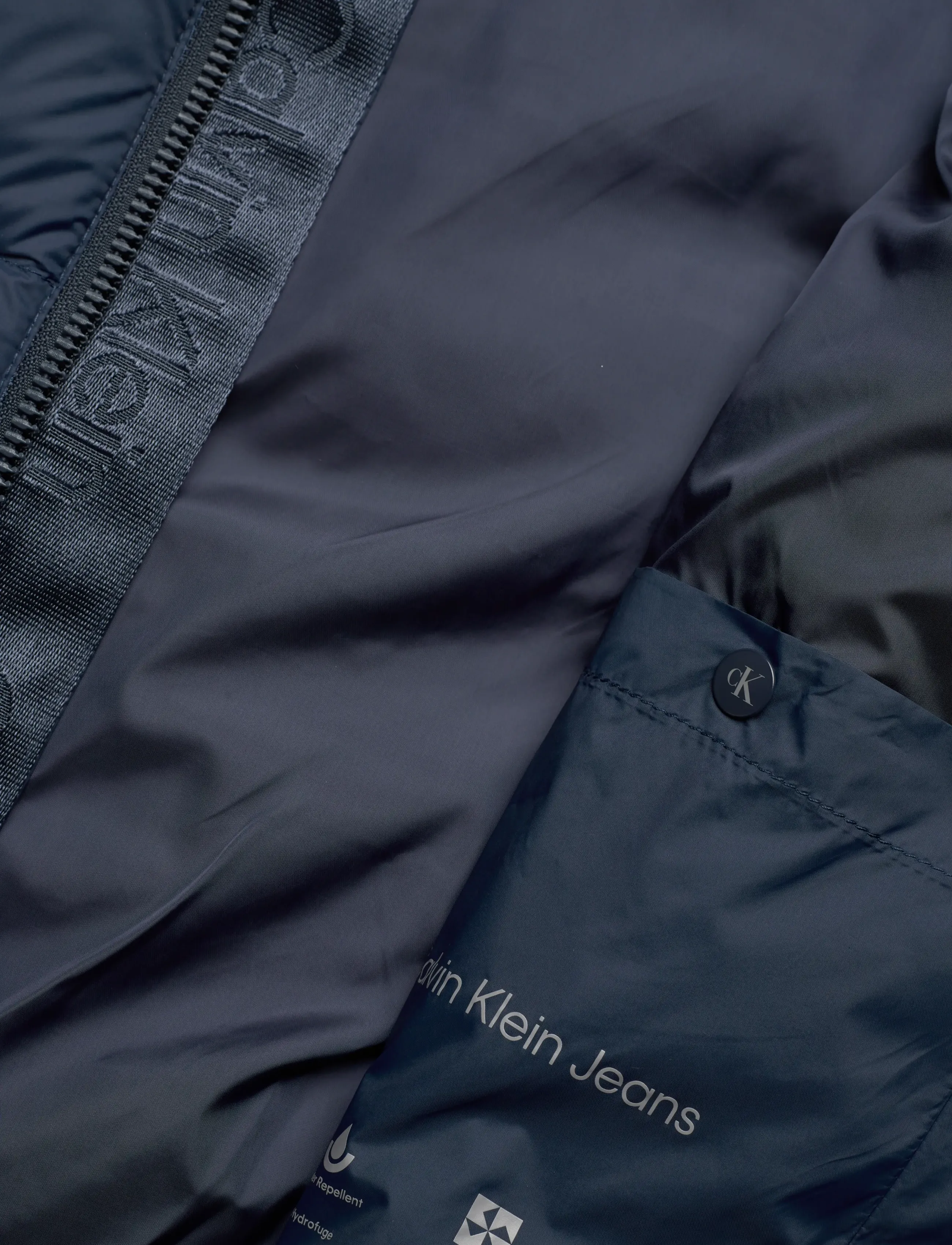 Calvin Klein Jeans - SVLS NYLON ZIP OFF HOOD DOWN PUF - veste - ink - 4