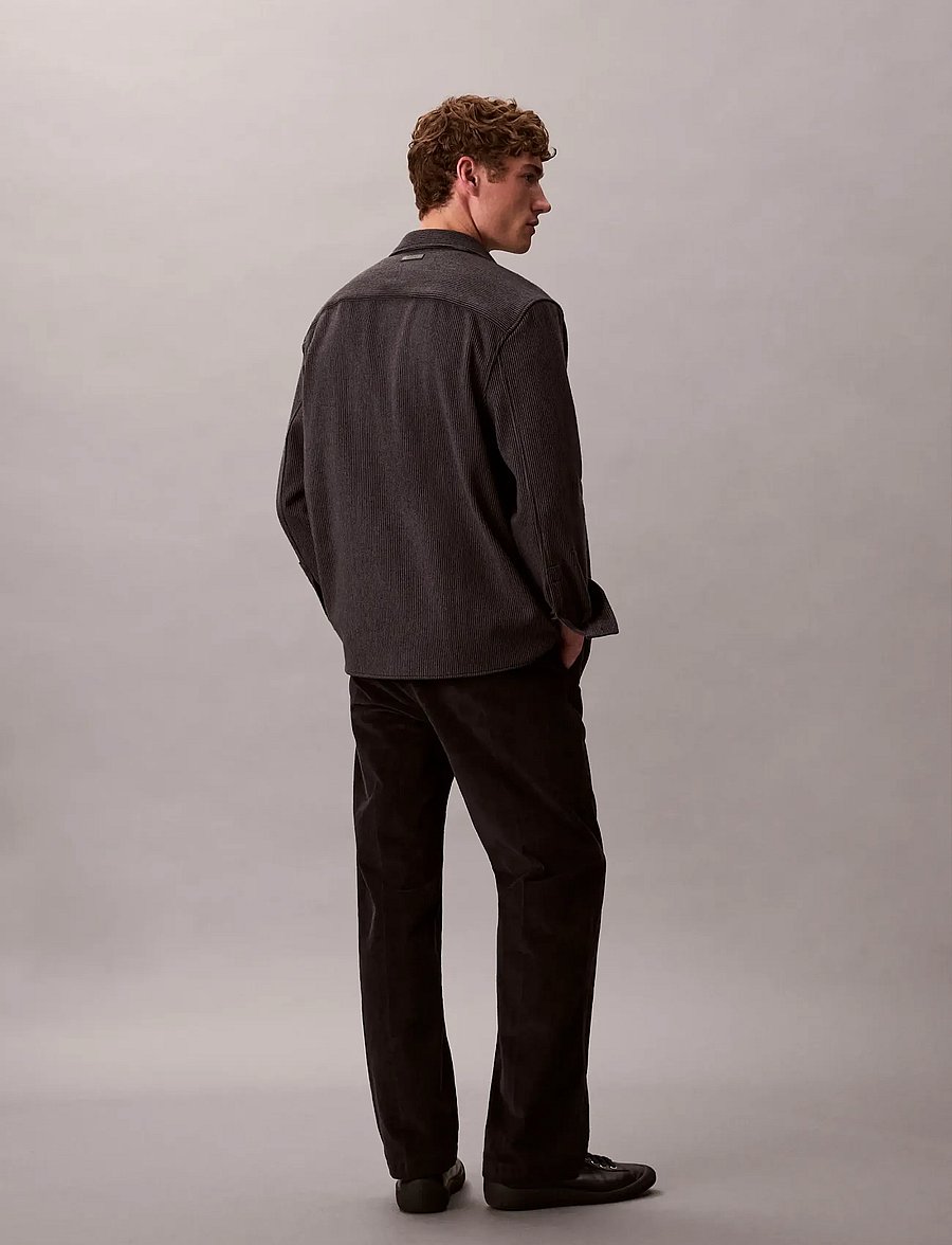 Calvin Klein Jeans - 90S STRAIGHT CORDUROY PANTS - black - 2
