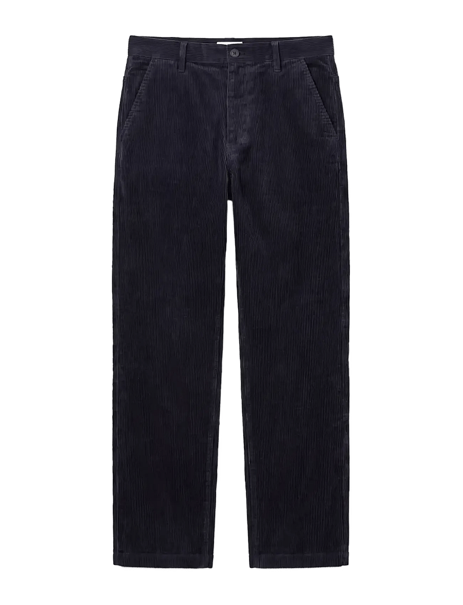 Calvin Klein Jeans - 90S STRAIGHT CORDUROY PANTS - vabaajapüksid - blue nights - 1