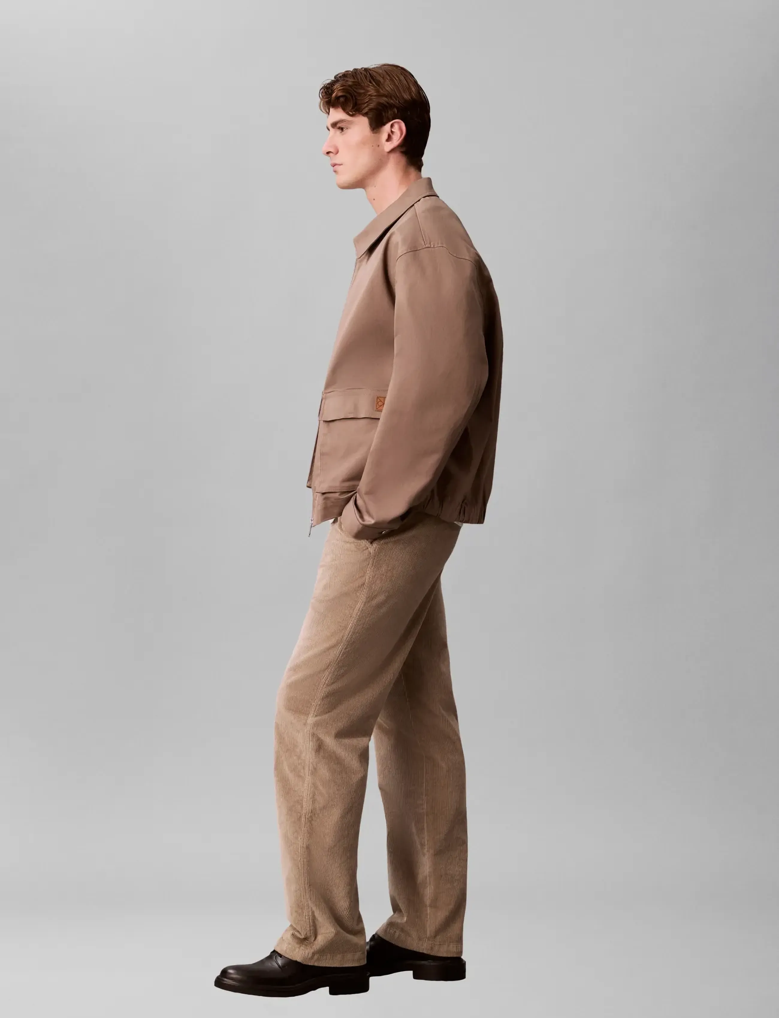 Calvin Klein Jeans - 90S STRAIGHT CORDUROY PANTS - vabaajapüksid - vintage khaki - 5