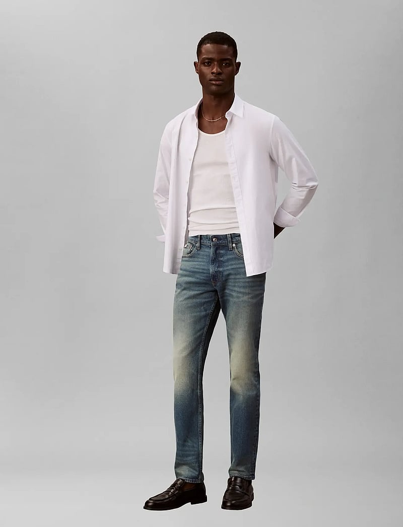 Calvin Klein Jeans - SLIM INDIGO CITRINE JEAN - slim jeans - indigo citrine - 0