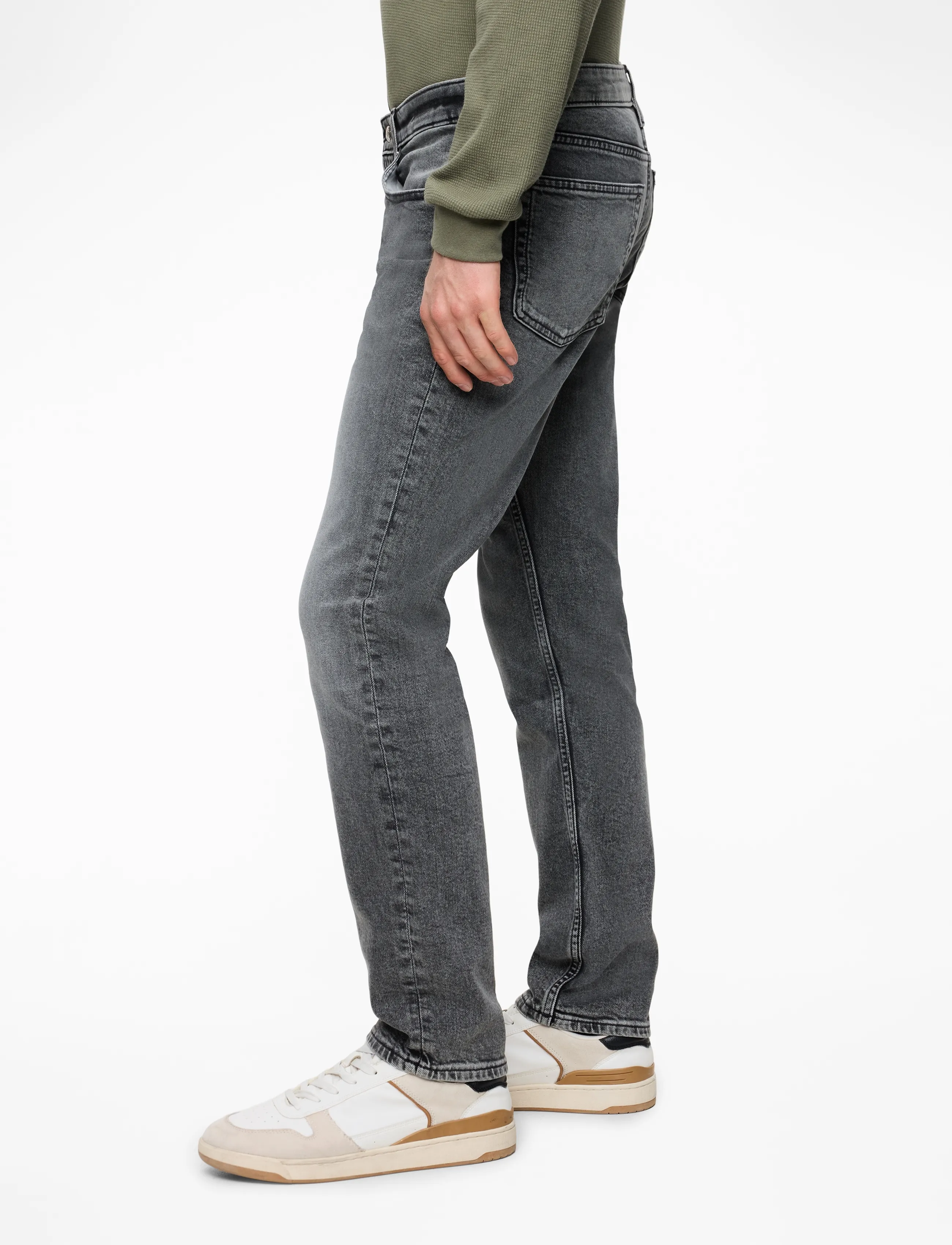 Calvin Klein Jeans - SLIM PEWTER ROCK JEAN - aptempti džinsai - pewter rock - 3