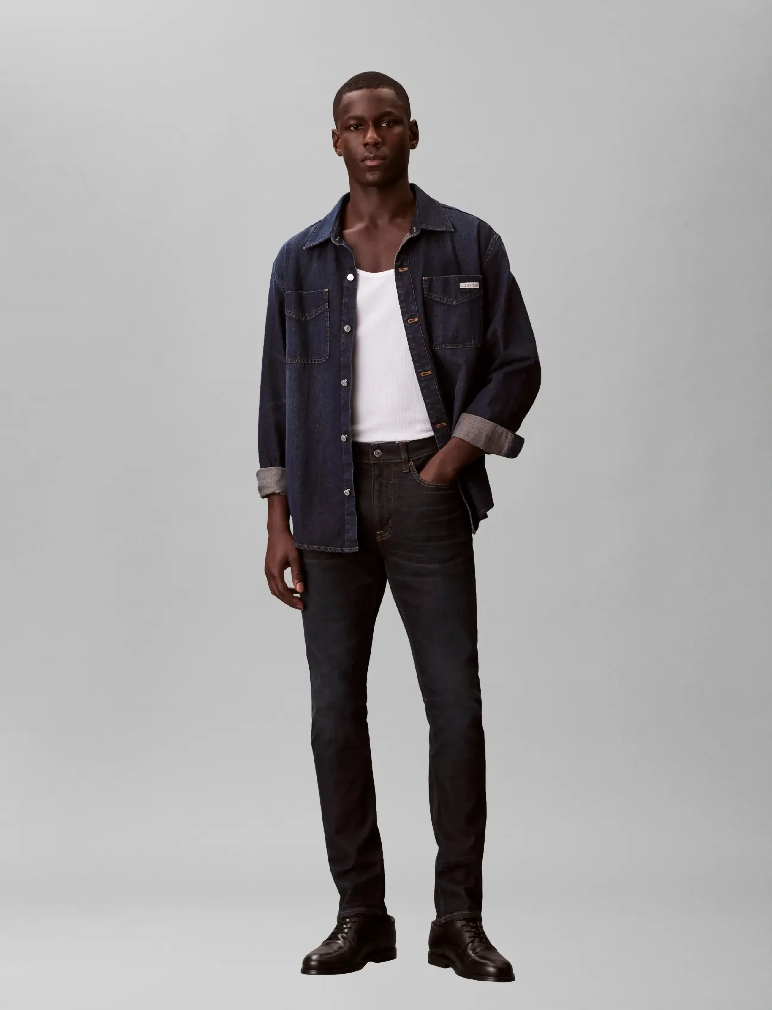 Calvin Klein Jeans - SKINNY VINTAGE RINSE JEAN - skinny jeans - vintage rinse - 3