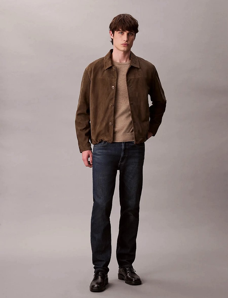 Calvin Klein Jeans - STNDRD STRGHT GILDED RINSE JEAN - normale jeans - gilded rinse - 0