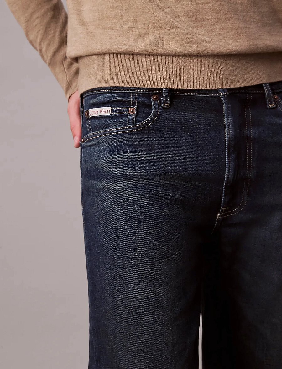 Calvin Klein Jeans - STNDRD STRGHT GILDED RINSE JEAN - normale jeans - gilded rinse - 3